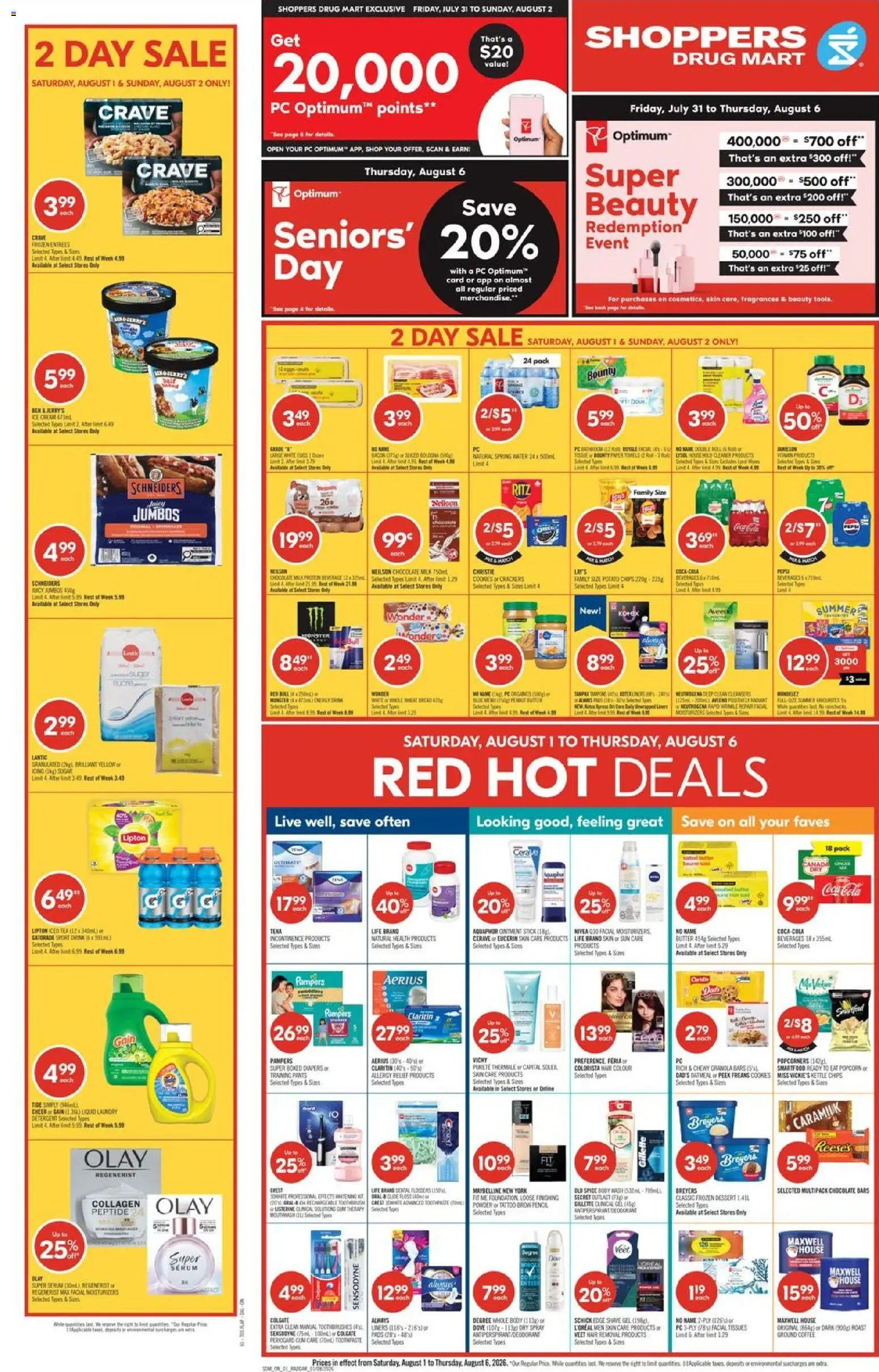 Preview of leaflet Shoppers weekly flyer / circulaire from shop Shoppers is valid from Jul 31, 2026