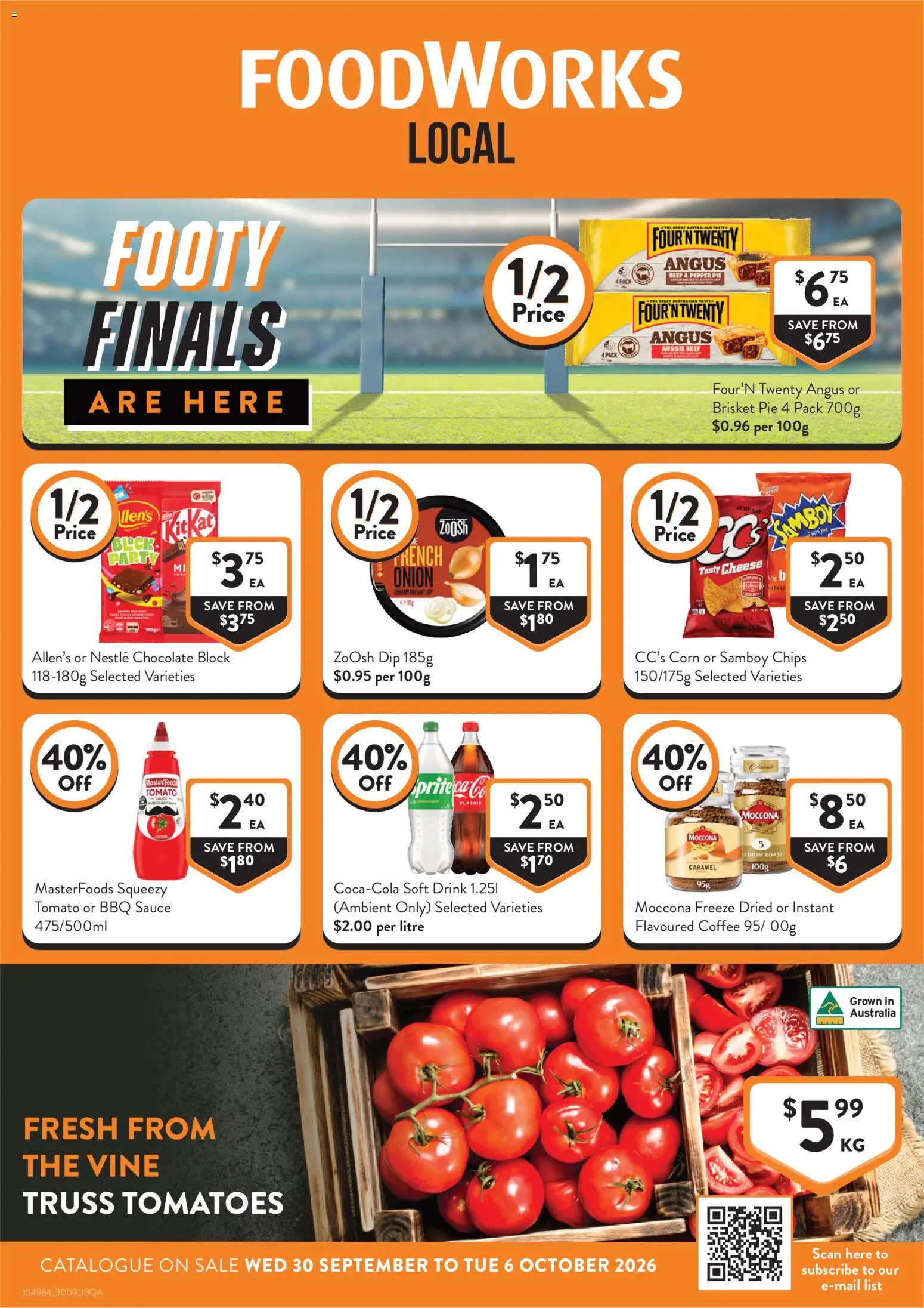 Preview of catalogue Foodworks catalogue QLD from shop Foodworks valid 30/09/2026