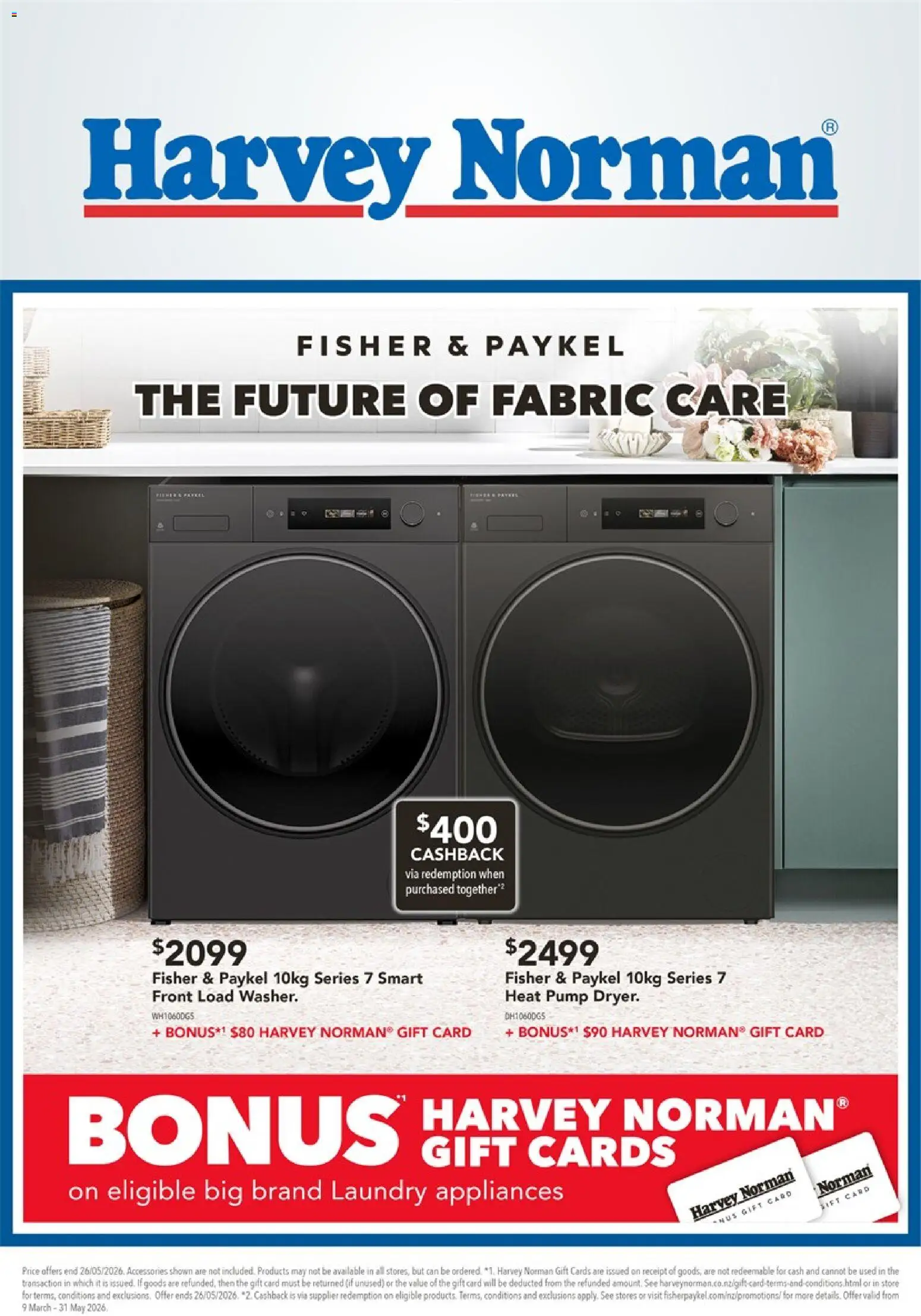 Preview of catalogue Harvey Norman Deals on Laundry from shop Harvey Norman valid 16 May 2026