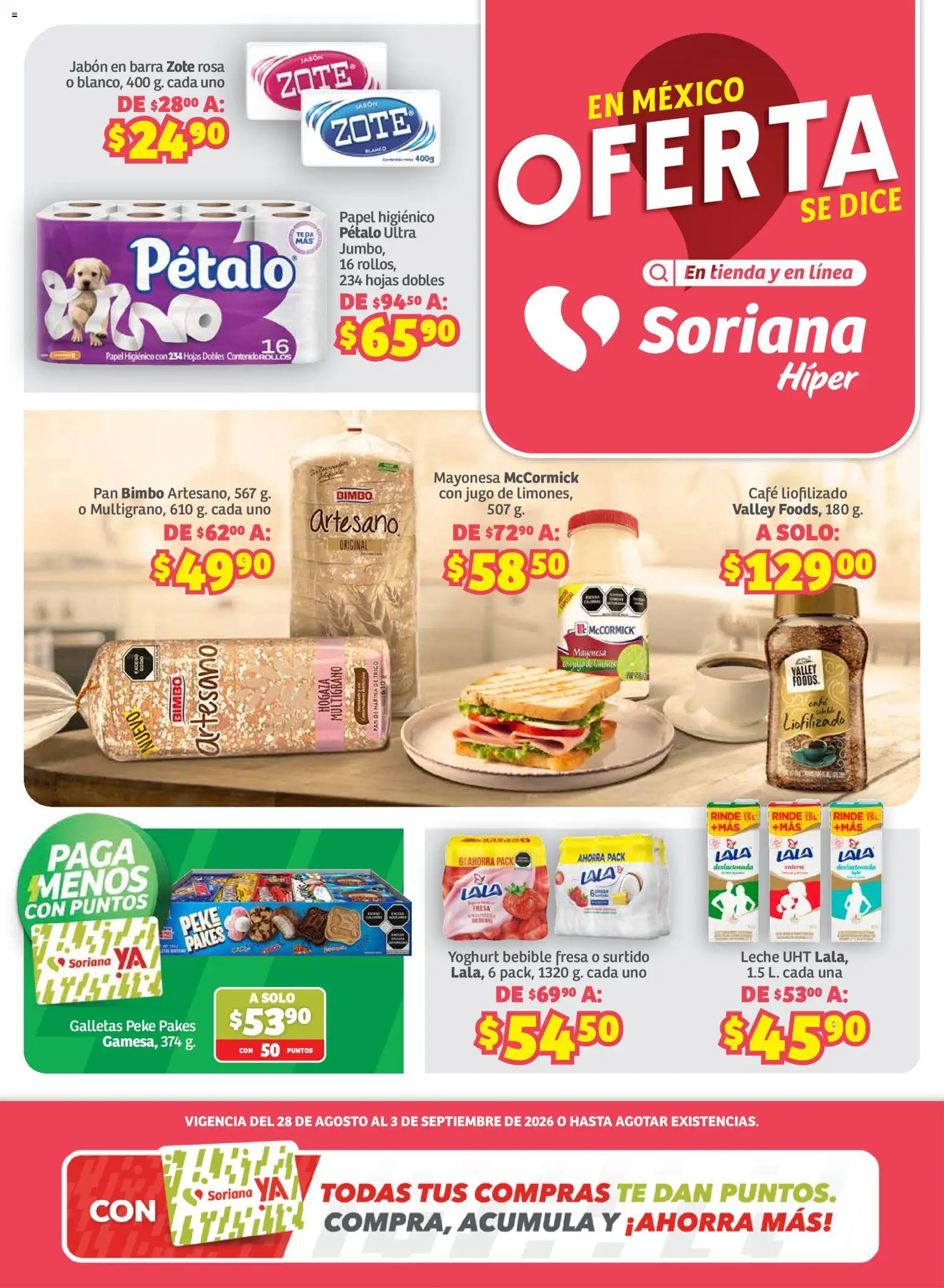 Vista previa las ofertas de la tienda Soriana - Soriana folleto desde el 28/08/2026 