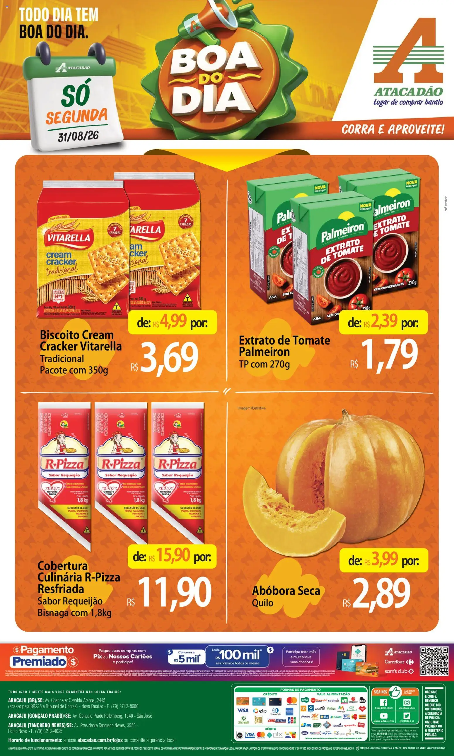 Pré-Visualização do folheto "Atacadão ofertas - SE" da loja Atacadão válido a partir de 31/08/2026