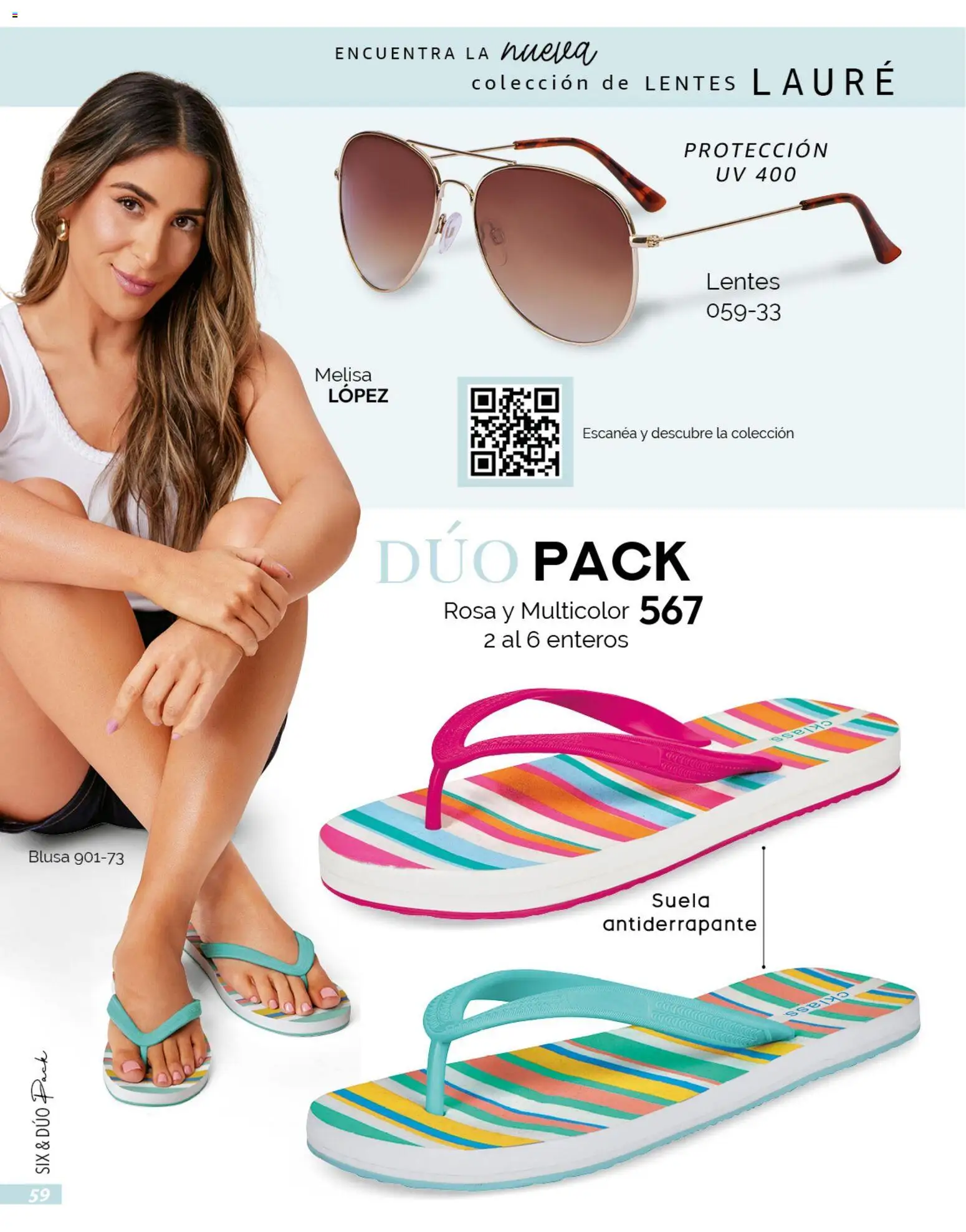 Vista previa las ofertas de la tienda Cklass - Catálogo Six & Dúo pack desde el 02/01/2026 - Lentes, Blusa