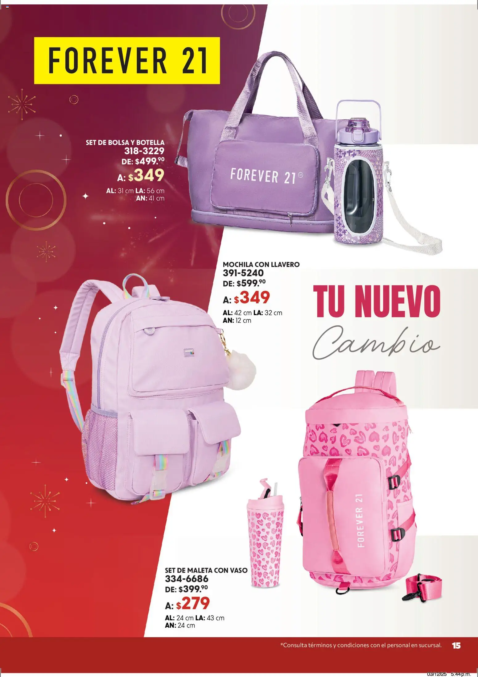 Vista previa las ofertas de la tienda Andrea - Catálogo Accesorízate esta Navidad desde el 07/12/2025 - Mochila, Bolsa, Maleta, Llavero, Botella