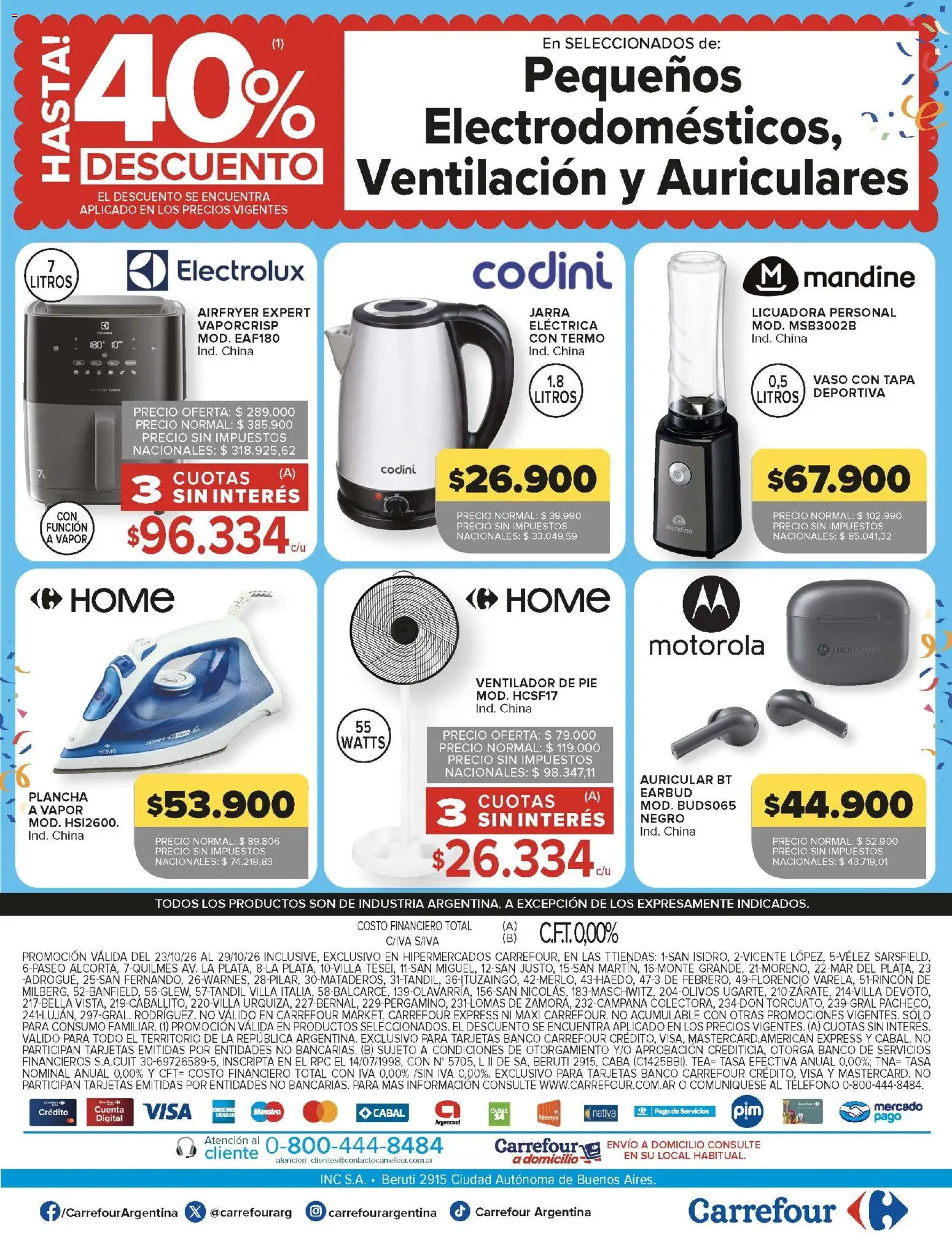 Vista previa del folleto de la tienda Carrefour válido desde el 23/10/2026 