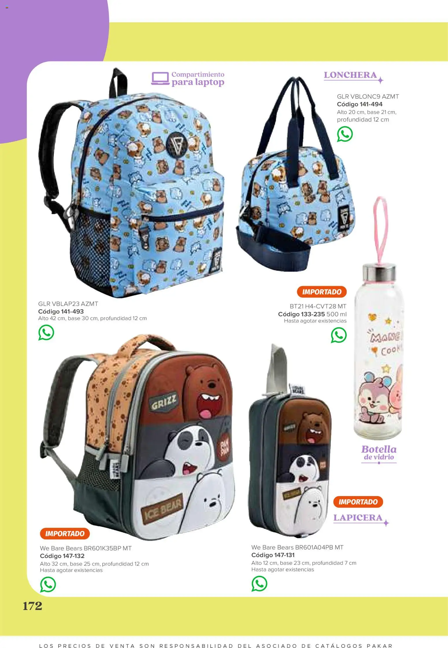 Vista previa las ofertas de la tienda SC Pakar - SC Pakar catálogo Niña desde el 31/07/2026 - Laptop, Botella, Molde