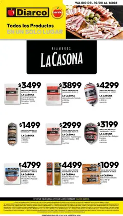Vista previa del folleto de la tienda Diarco válido desde el 10/08/2026 