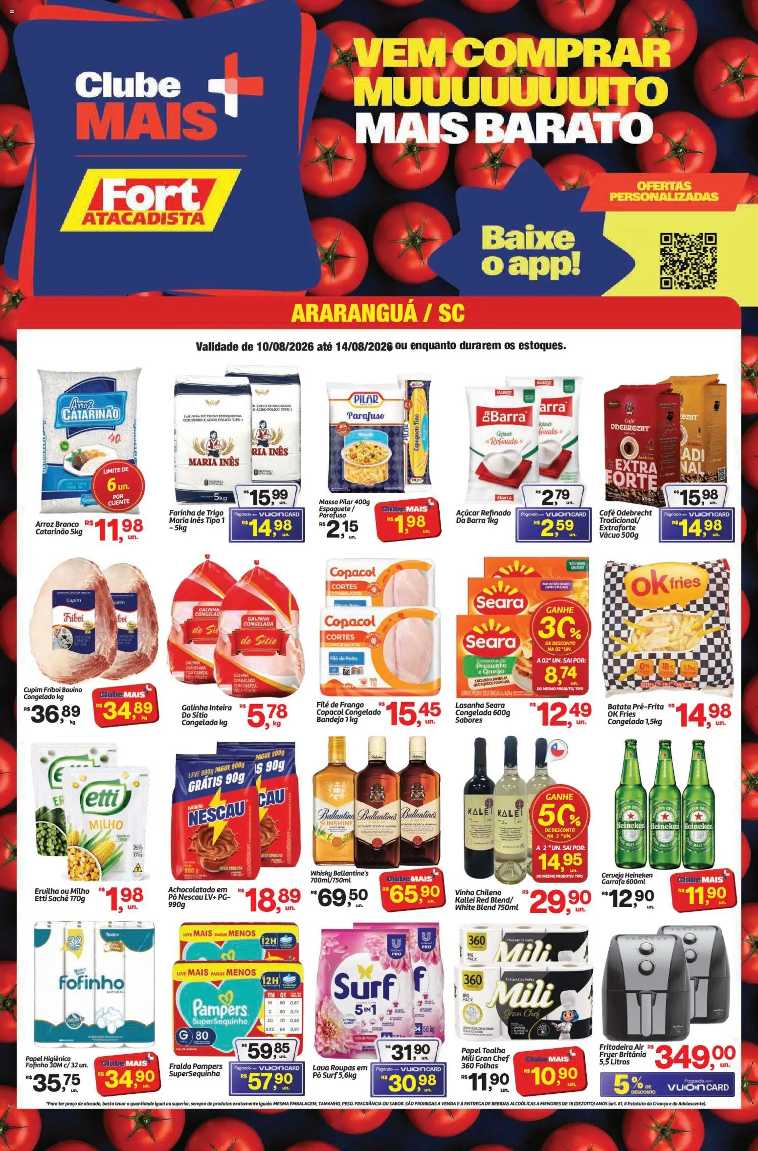 Pré-Visualização do folheto "Fort Atacadista - Ofertas da semana" da loja Fort Atacadista válido a partir de 10/08/2026