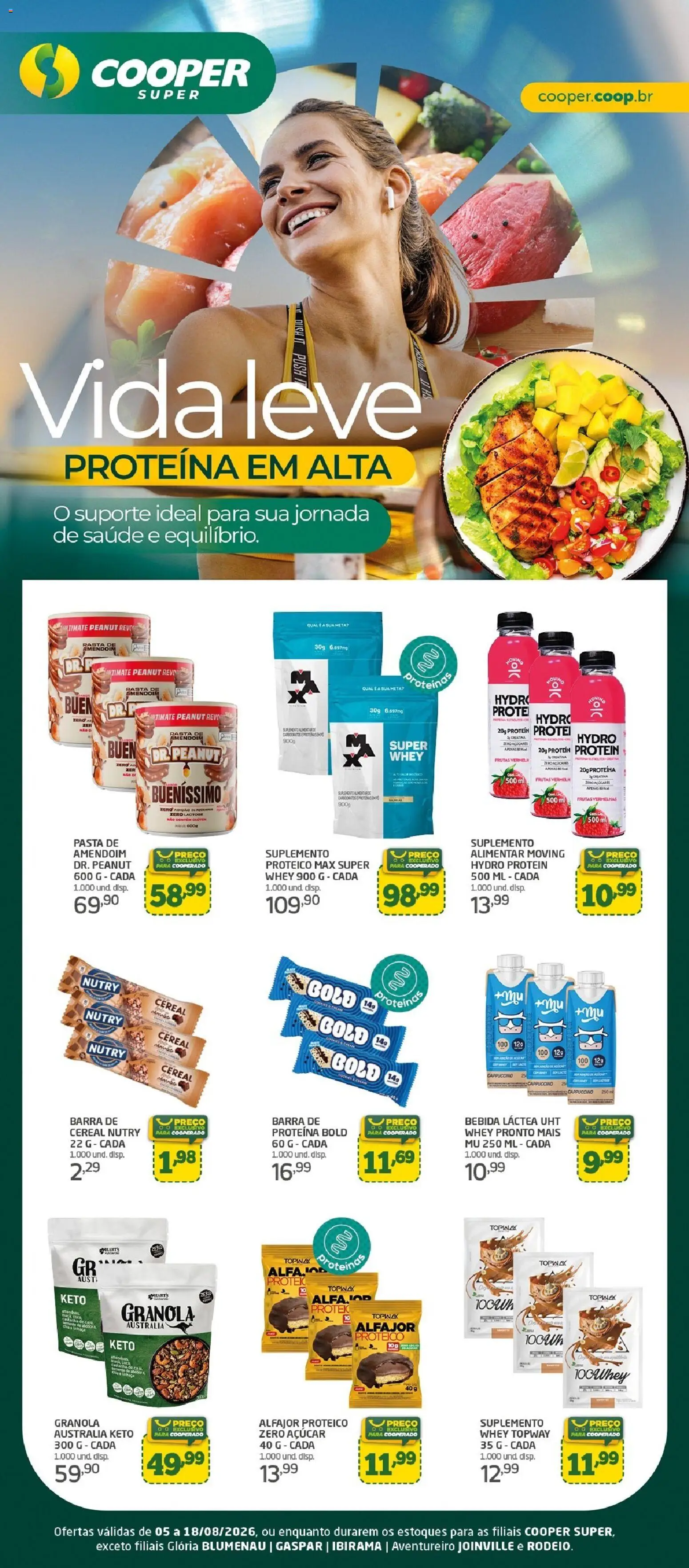 Pré-Visualização do folheto "Cooper ofertas Especial Vida Leve SUPER" da loja Cooper válido a partir de 05/08/2026