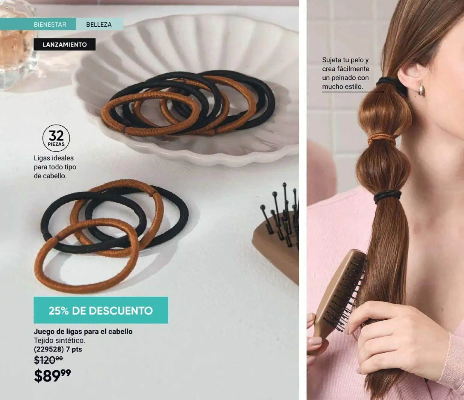 Vista previa las ofertas de la tienda AVON - Casa & Estilo 4 2026 desde el 20/02/2026 - Juego, Ligas para el cabello