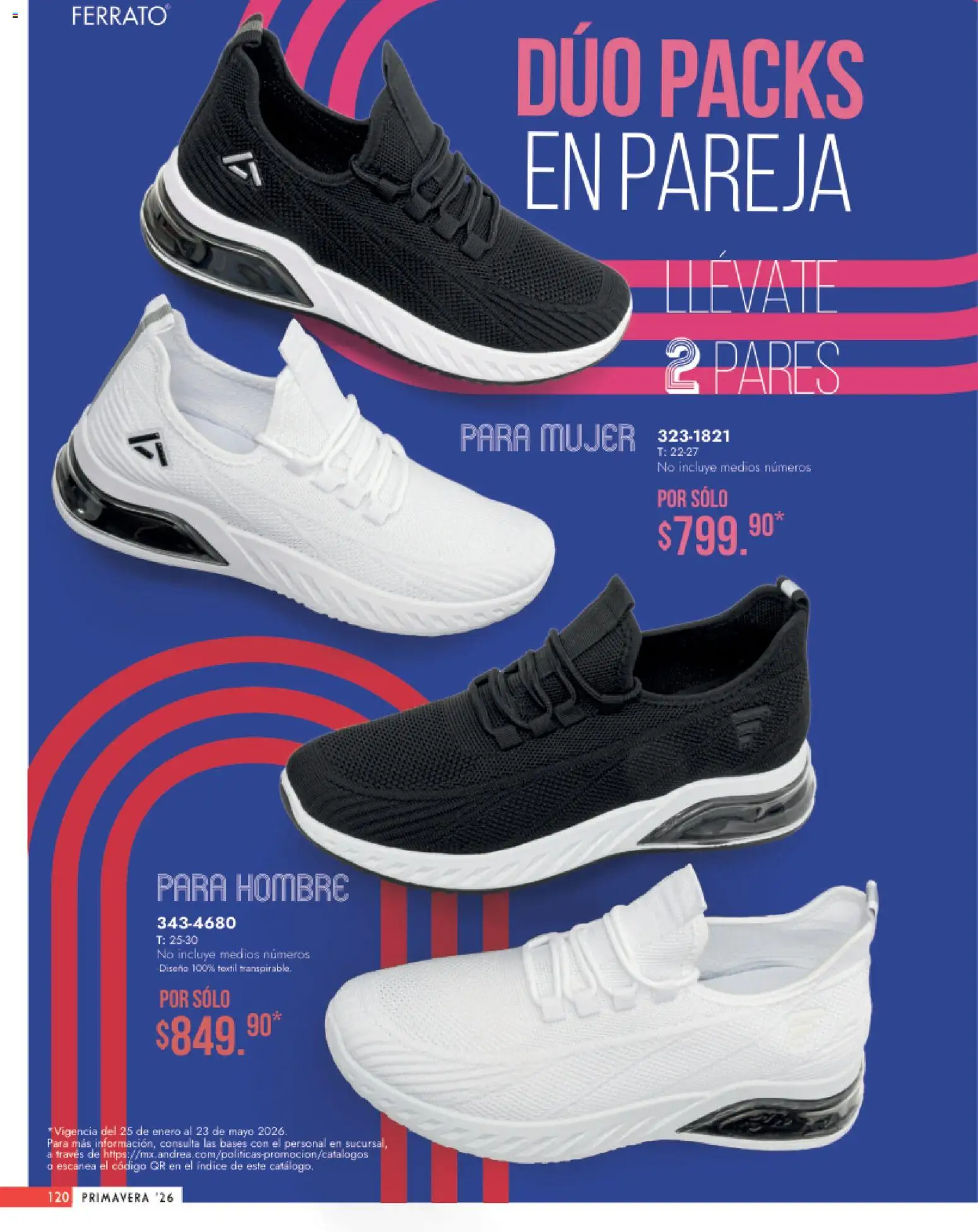 Vista previa las ofertas de la tienda Andrea - Catálogo Calzado Caballero desde el 25/01/2026 