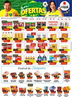 Pré-Visualização do folheto "Royal Supermercados ofertas Semanal" da loja Royal Supermercados válido a partir de 29/06/2026