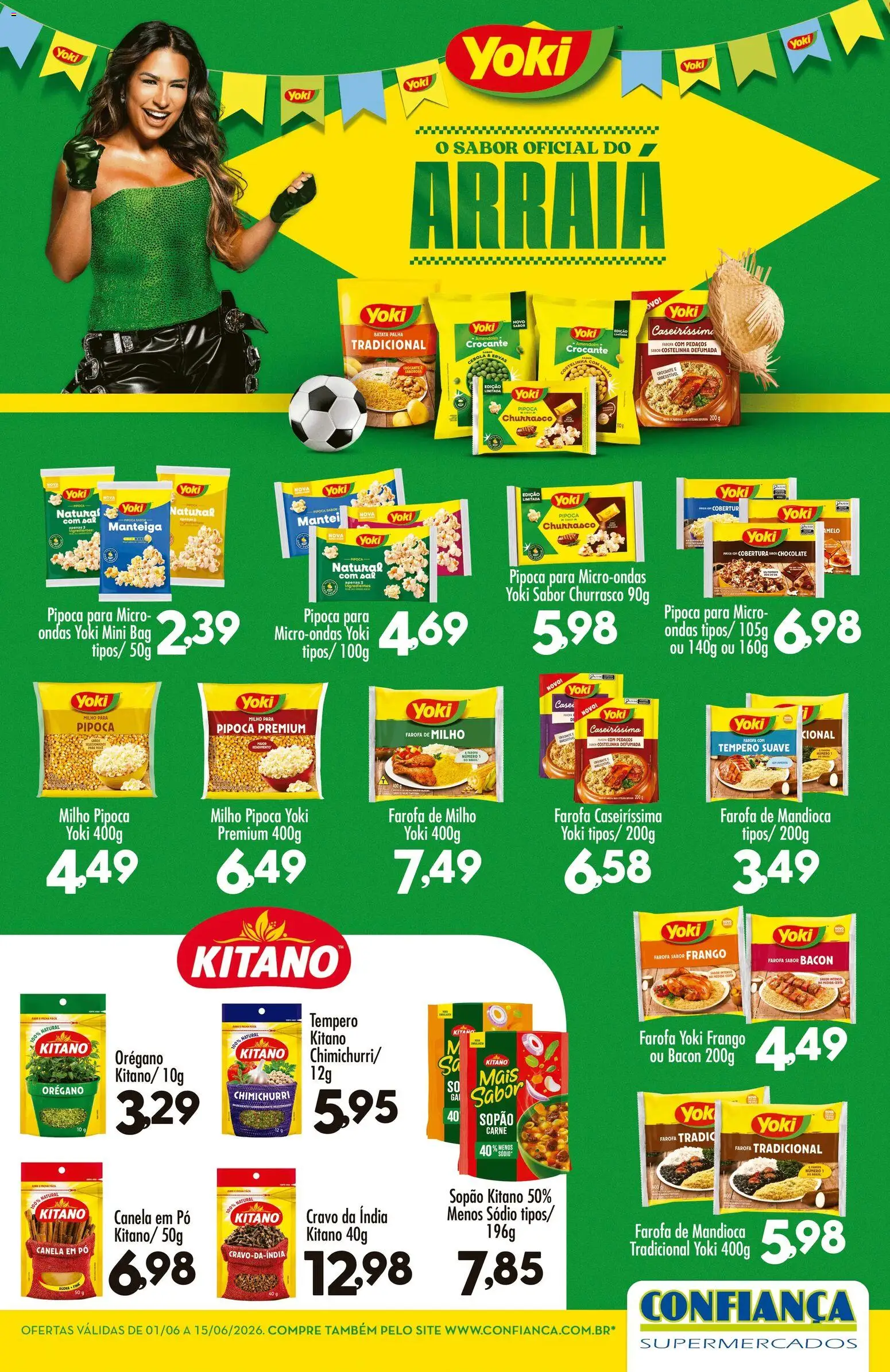 Pré-Visualização do folheto "Confiança ofertas Yoki" da loja Confiança válido a partir de 01/06/2026