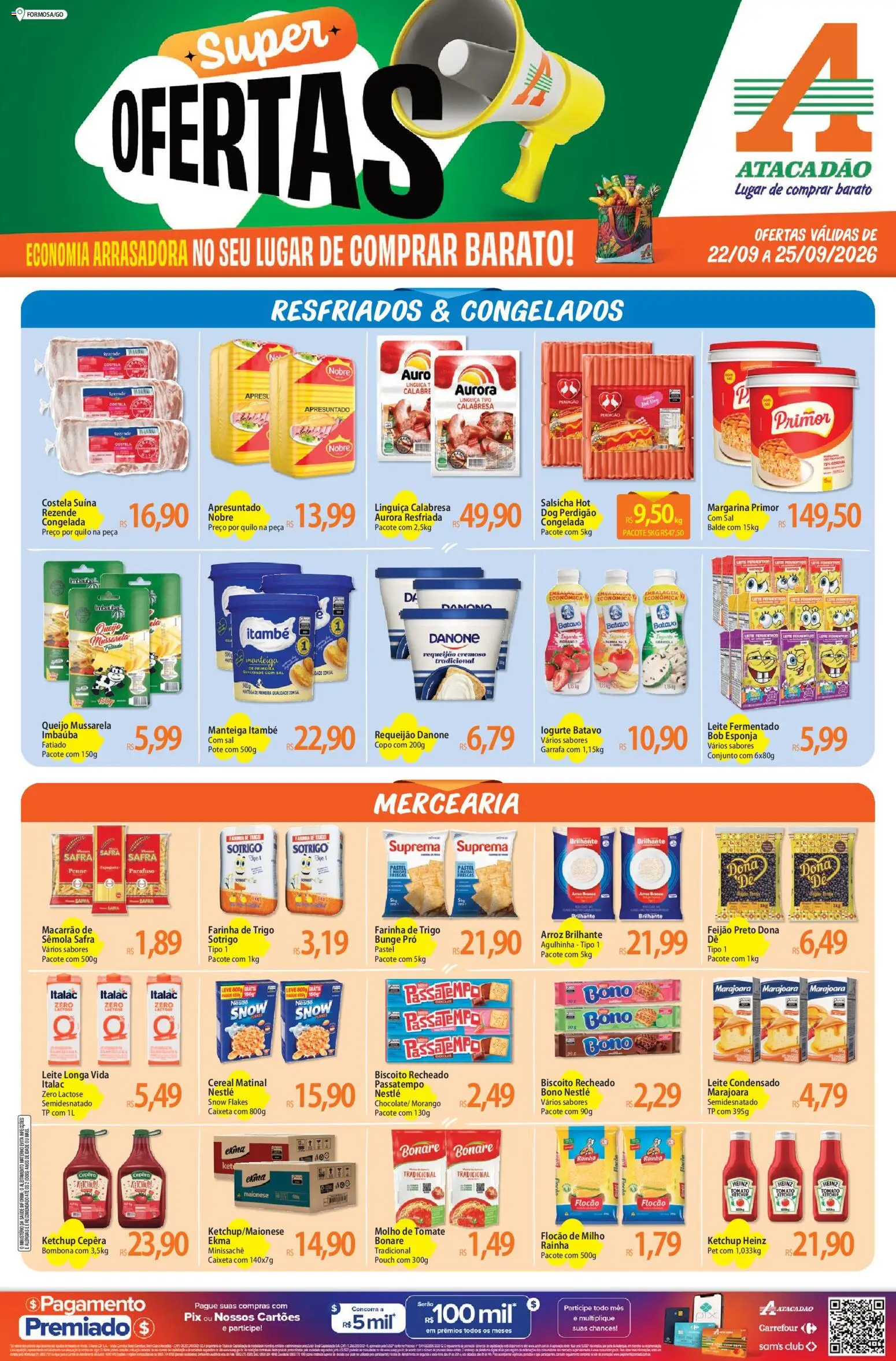Pré-Visualização do folheto "Atacadão ofertas - GO" da loja Atacadão válido a partir de 22/09/2026