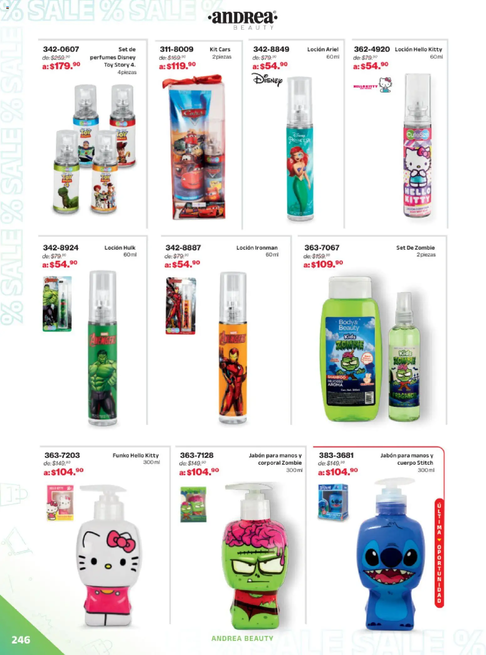Vista previa las ofertas de la tienda Andrea - Catálogo Outlet desde el 21/12/2025 - Perfumes, Shampoo, Jabón, Loción