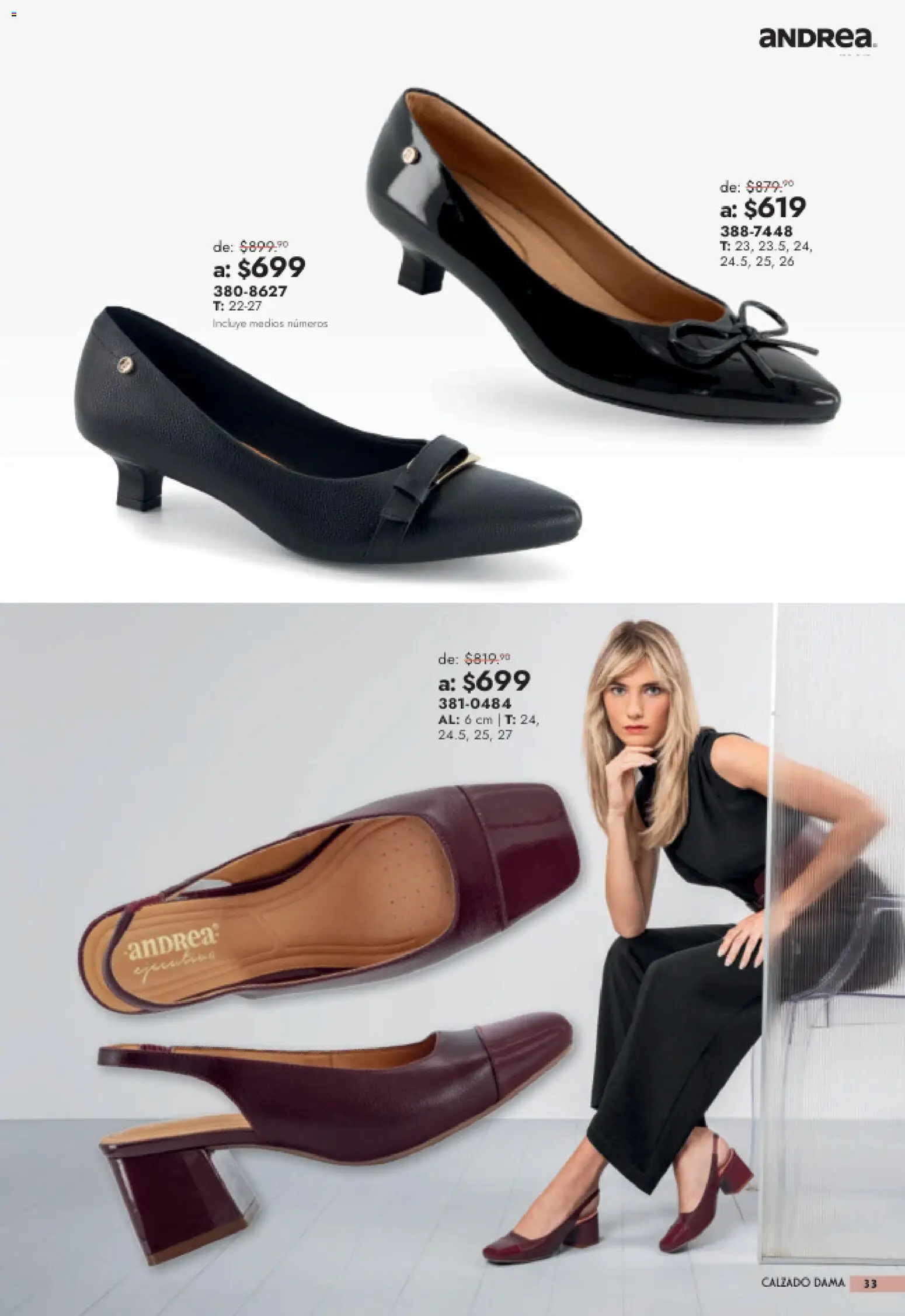 Vista previa las ofertas de la tienda Andrea - Andrea catálogo Outlet desde el 26/07/2026 