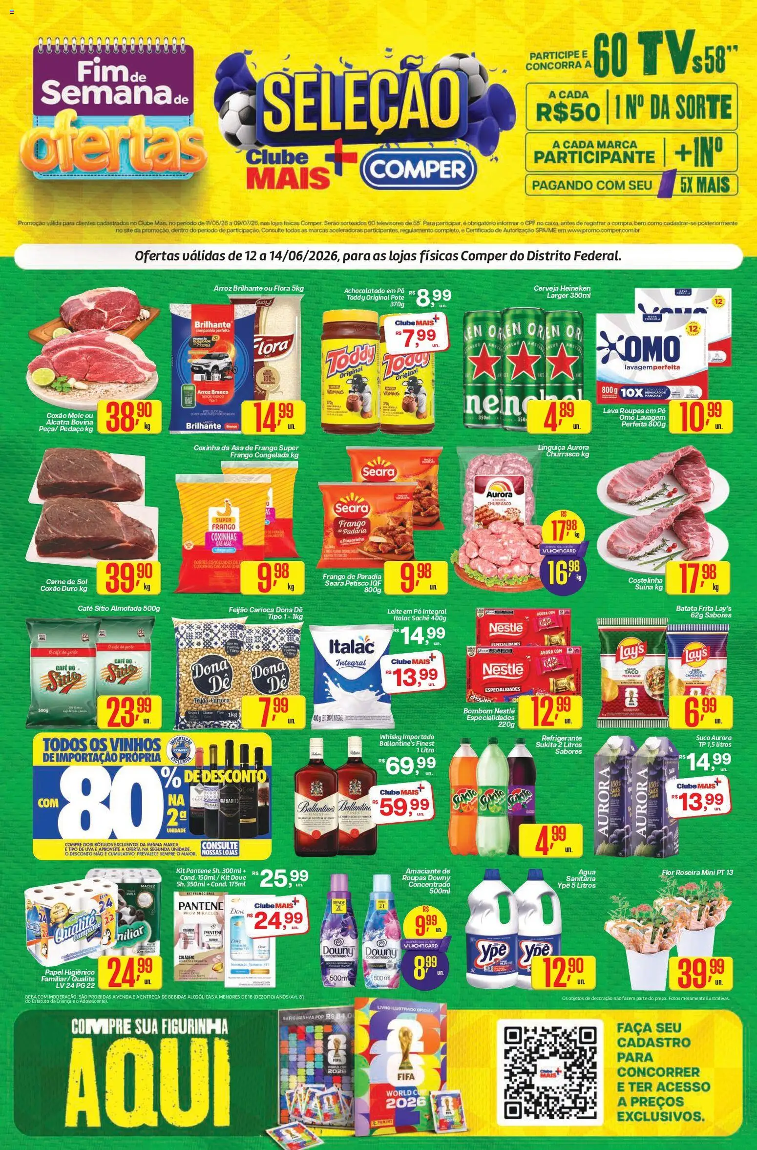 Pré-Visualização do folheto "Comper - Ofertas da semana" da loja Comper válido a partir de 12/06/2026