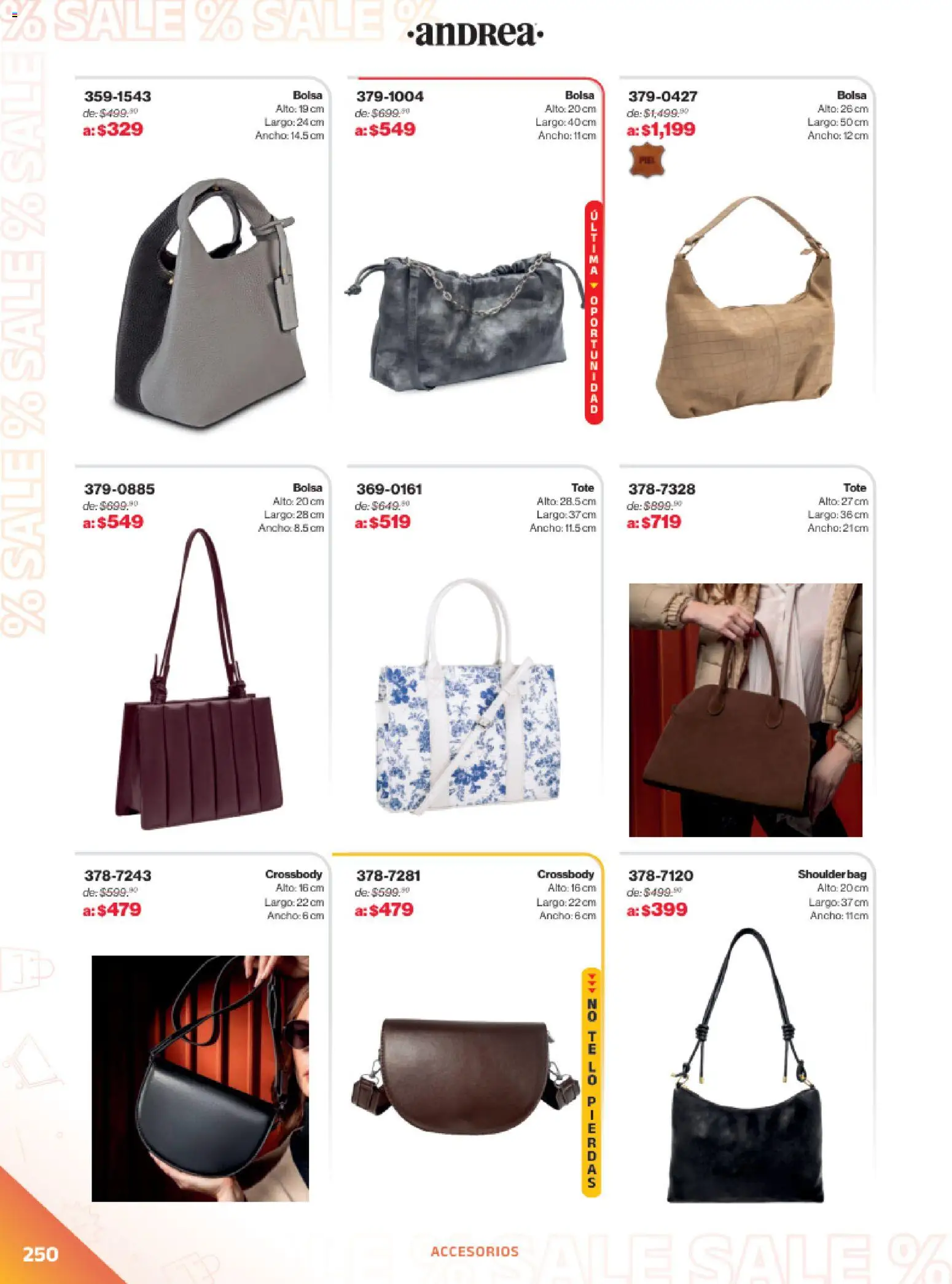 Vista previa las ofertas de la tienda Andrea - Catálogo Outlet desde el 21/12/2025 - Bolsa