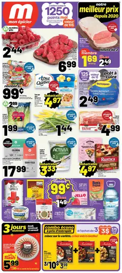 Preview of leaflet Metro circulaire - Mon épicier from shop Metro is valid from Sep 24, 2026