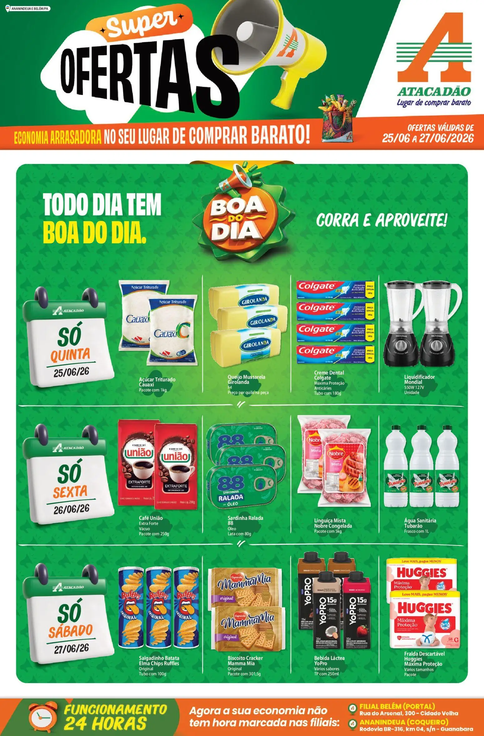 Pré-Visualização do folheto "Atacadão ofertas - PA" da loja Atacadão válido a partir de 25/06/2026