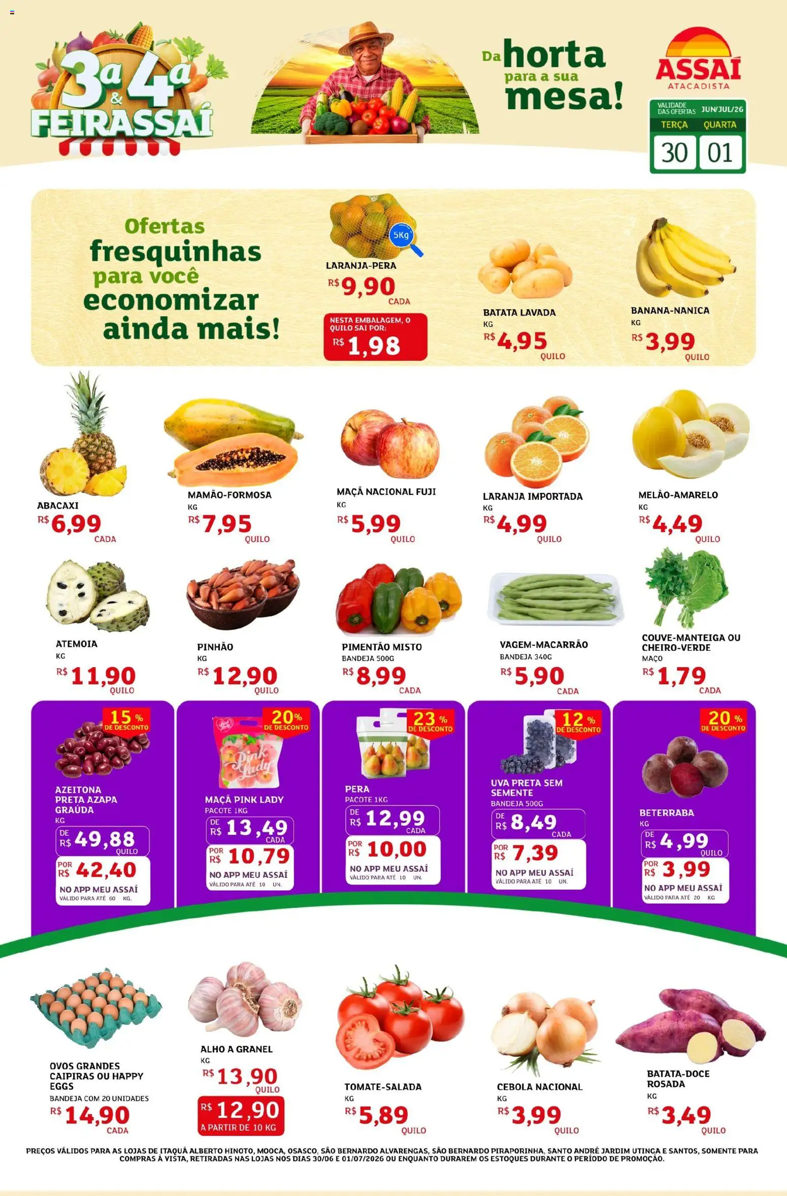Pré-Visualização do folheto "Assaí Atacadista ofertas - SP" da loja Assaí Atacadista válido a partir de 30/06/2026
