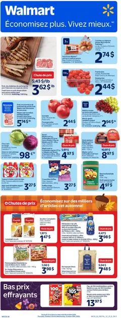 Preview of leaflet Walmart circulaire from shop Walmart is valid from Oct 22, 2026