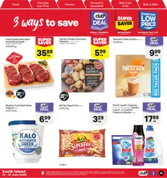 Preview of catalogue New World South Island catalogue from shop New World valid 15 Jun 2026