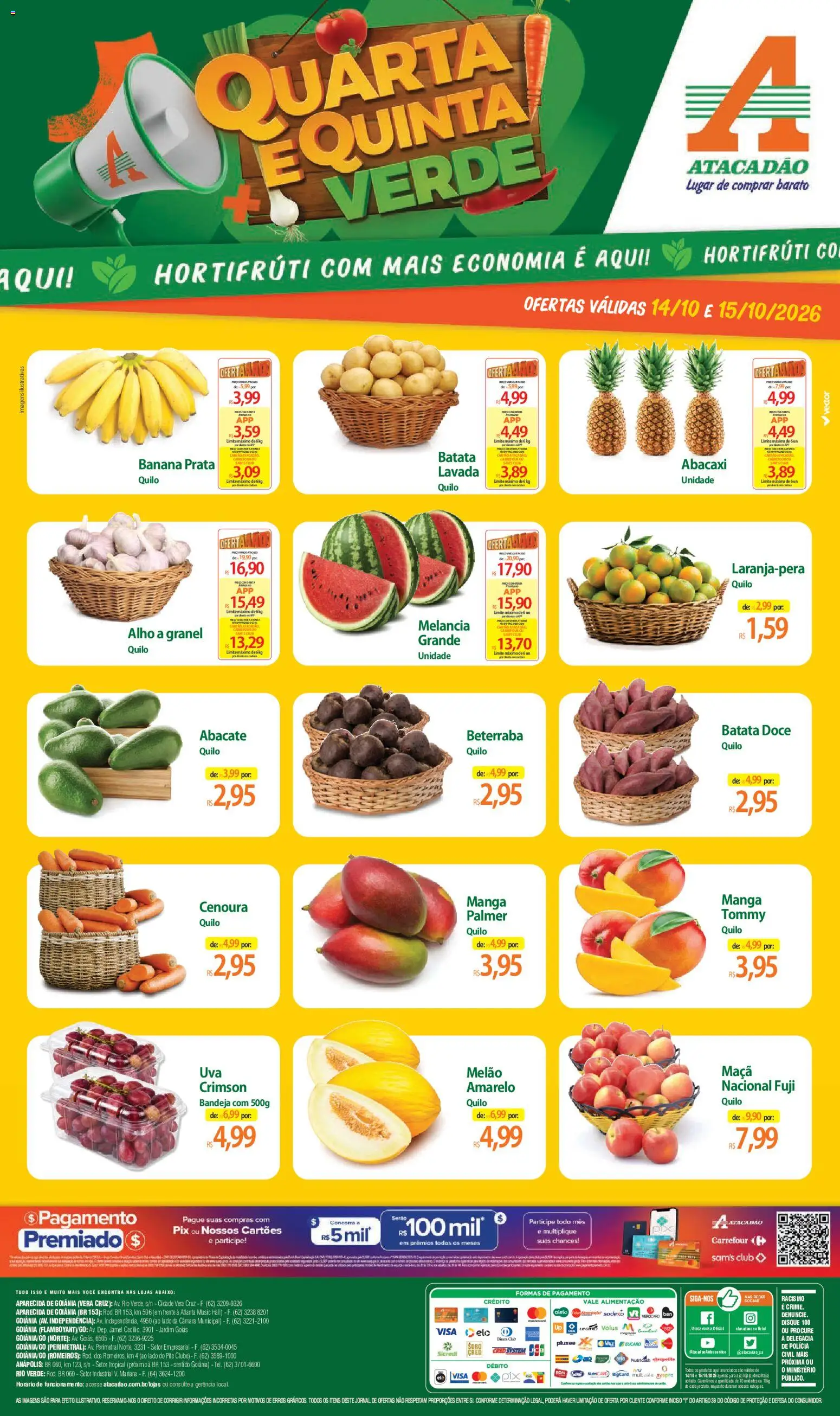 Pré-Visualização do folheto "Atacadão ofertas - GO" da loja Atacadão válido a partir de 14/10/2026