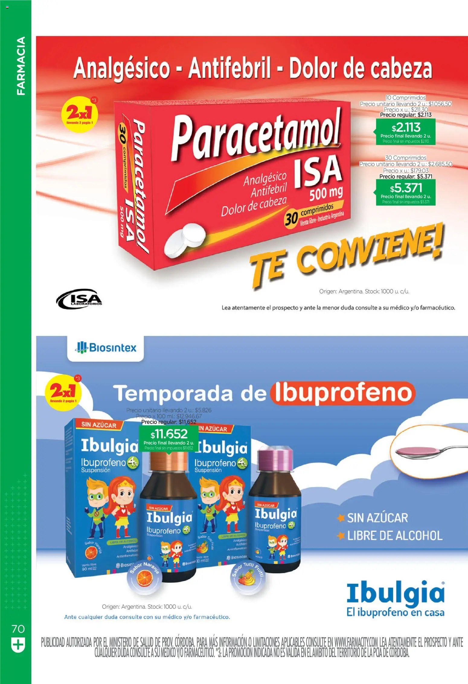 Vista previa del folleto de la tienda Farmacity válido desde el 01/10/2026 