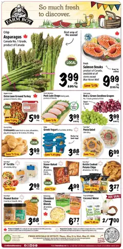 Un aperçu du dépliant Farm Boy weekly flyer / circulaire du magasin Farm Boy est valide à partir 21 mai 2026