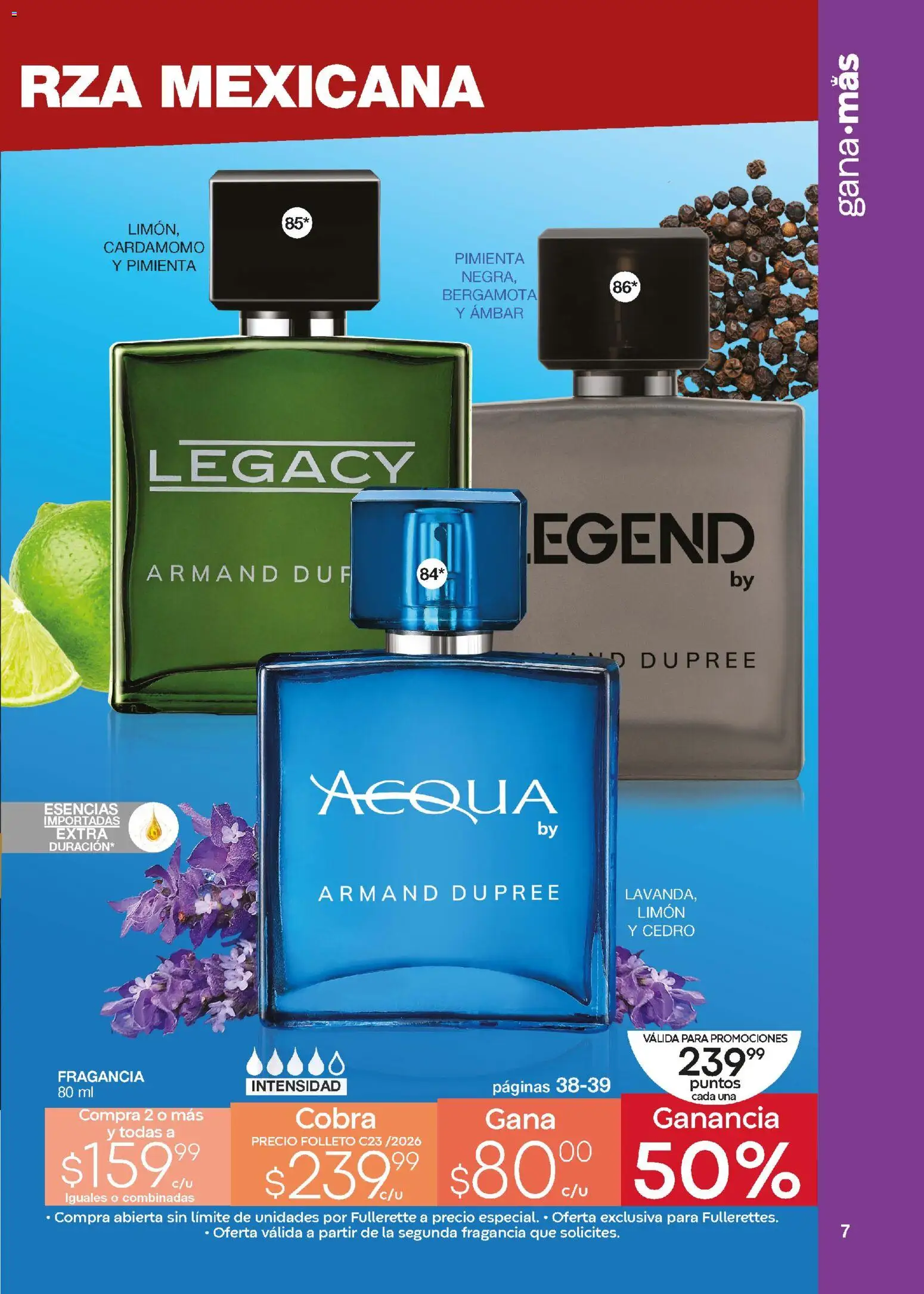Vista previa las ofertas de la tienda Fuller - Revista Gana Más C23 desde el 18/02/2026 - Limón, Cardamomo, Pimienta, Fragancia, Esencias