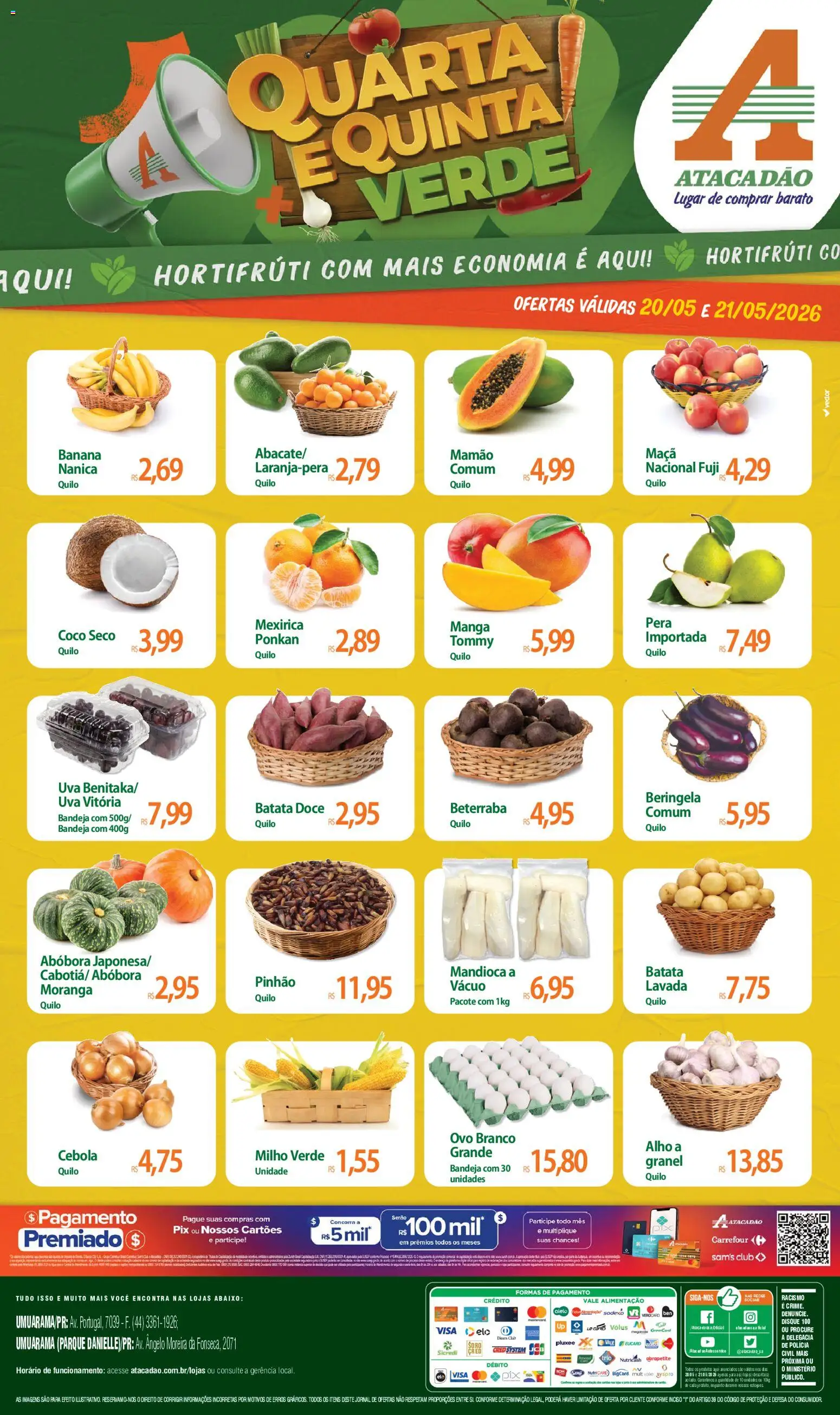 Pré-Visualização do folheto "Atacadão ofertas - PR" da loja Atacadão válido a partir de 20/05/2026