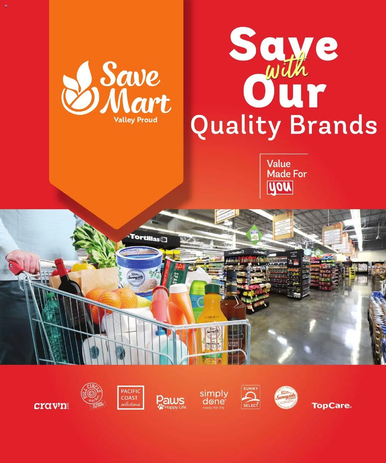 Ad Preview of Save Mart Save Mart Online Ad from 09/09/2026 - Coffee, Ice cream, Ice, Juice, Tortillas, Cream