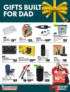 Preview of catalogue Bunnings Gifts Built for Dad from shop Bunnings Warehouse valid 12/08/2026
