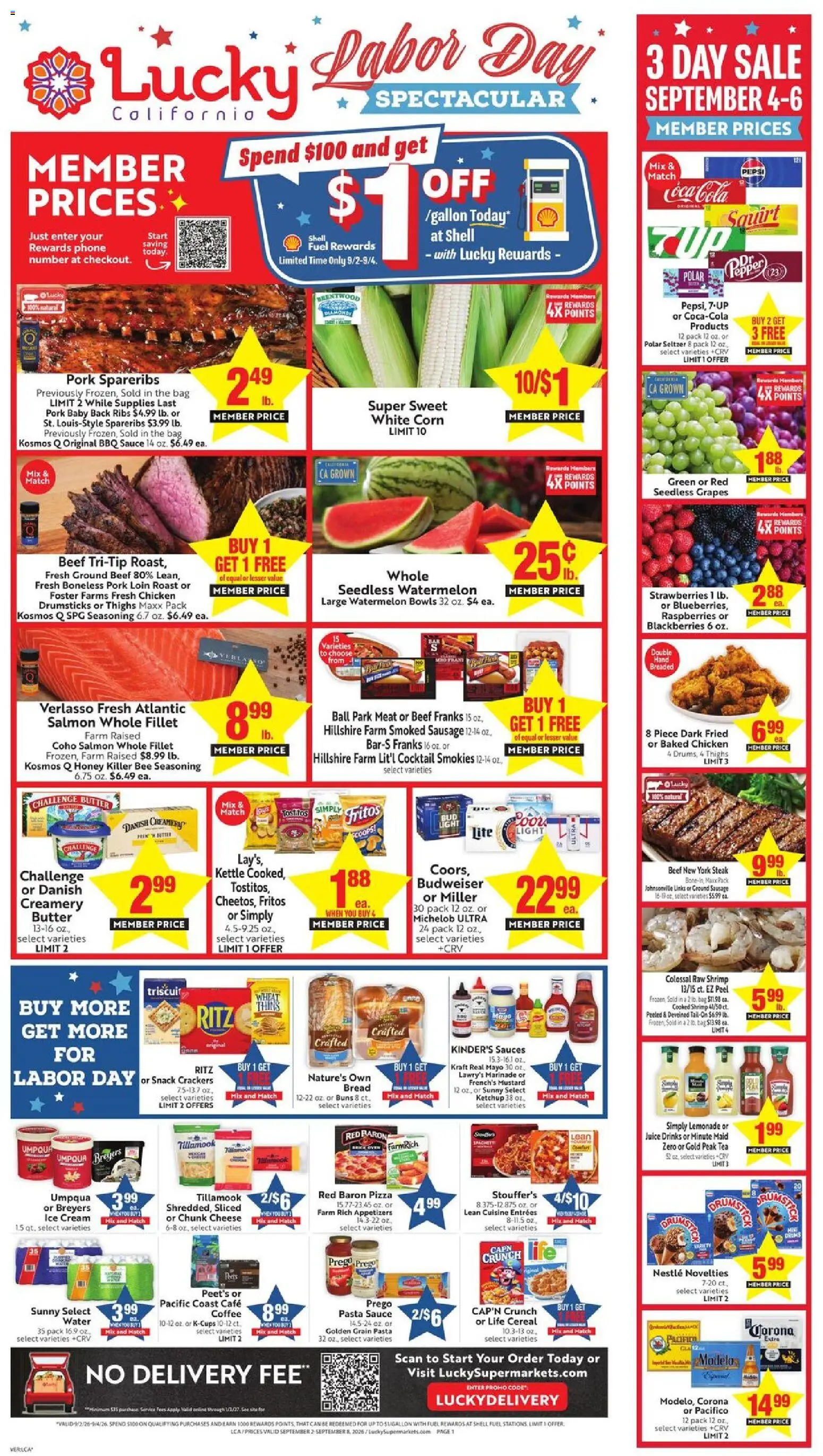 Ad Preview of Lucky Supermarkets Lucky Supermarkets Weekly Ad from 09/02/2026