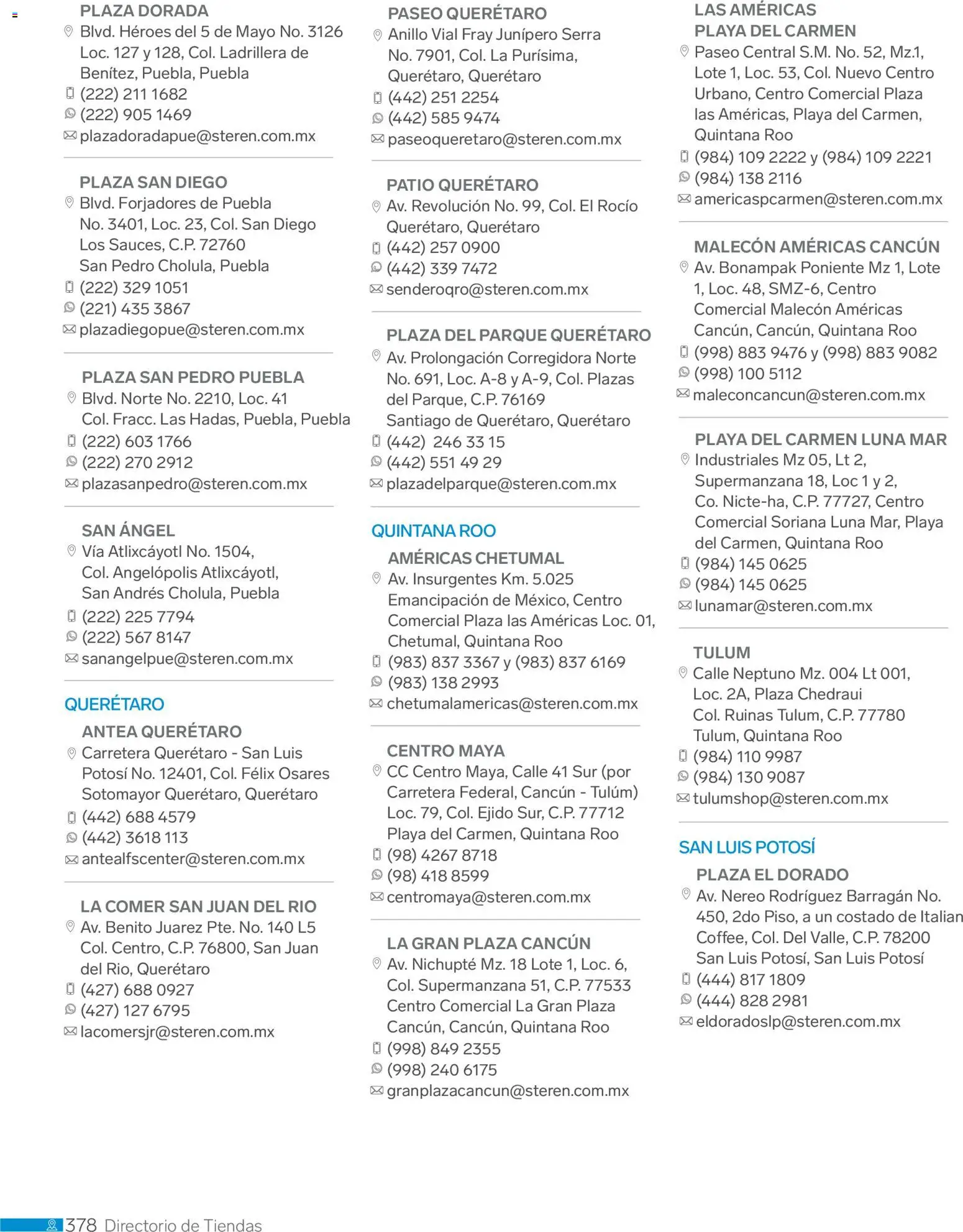 Vista previa las ofertas de la tienda Steren - Catálogo desde el 01/01/2026 