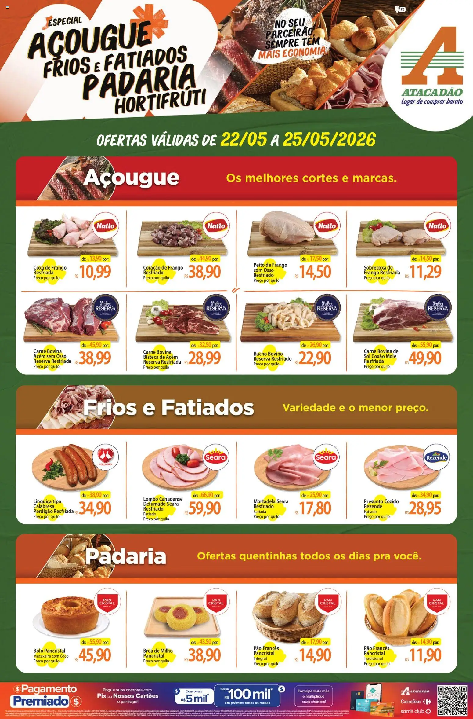 Pré-Visualização do folheto "Atacadão ofertas - PE" da loja Atacadão válido a partir de 22/05/2026
