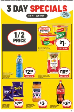 Preview of catalogue IGA 3 Day Specials NSW from shop IGA valid 16/10/2026