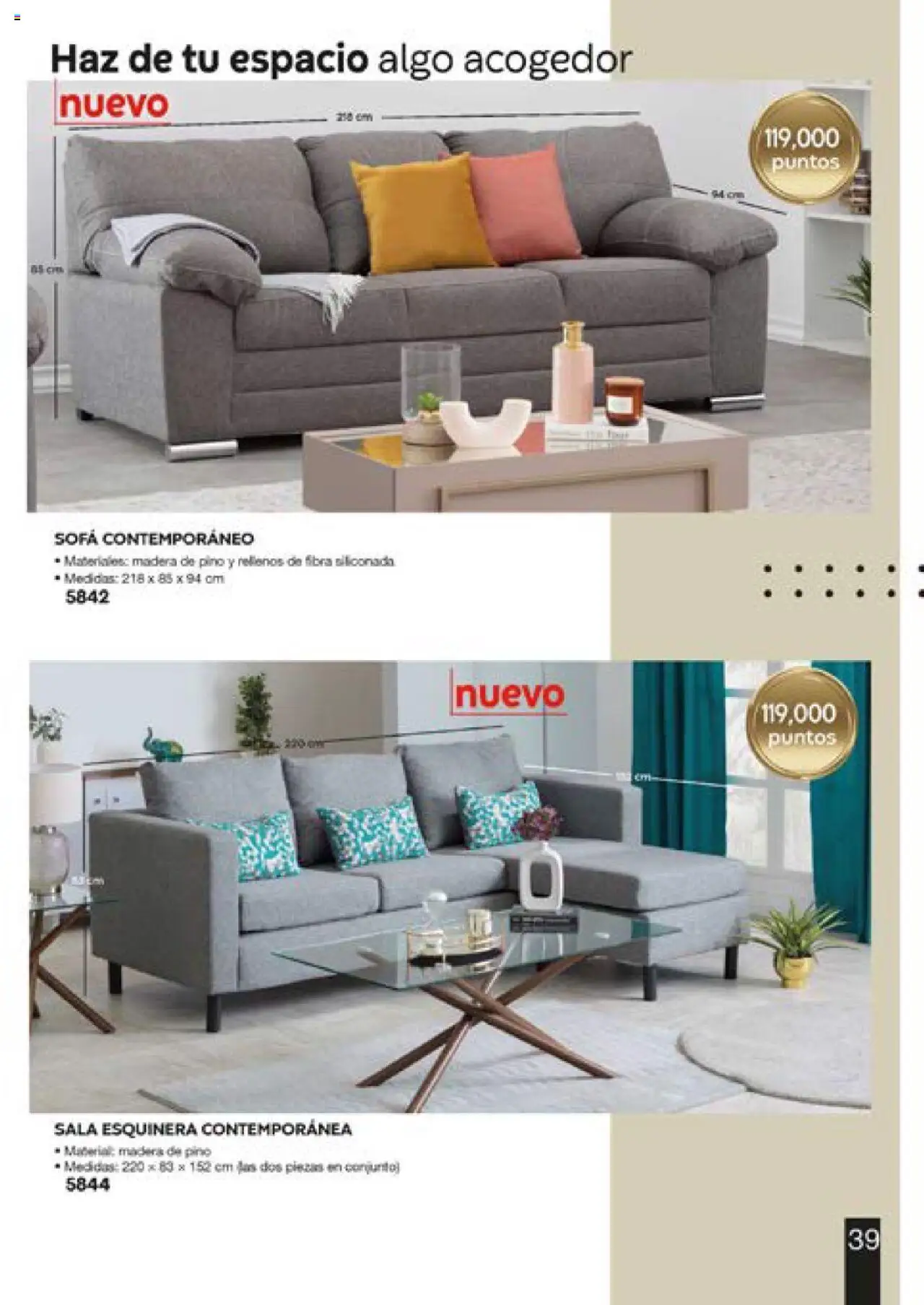 Vista previa las ofertas de la tienda Fuller - Catálogo Puntos desde el 13/06/2025 - Sala, Conjunto, Sofá