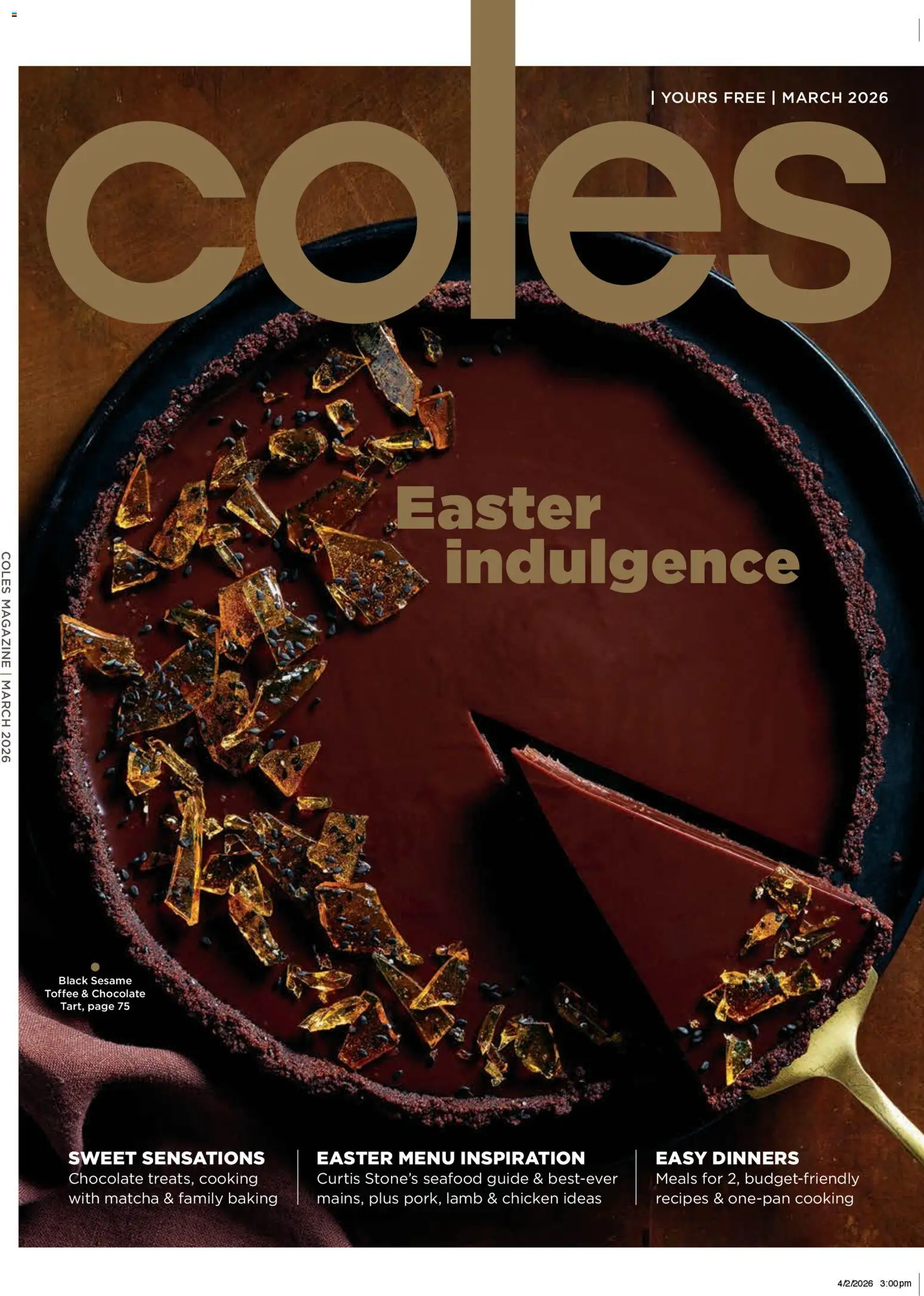 Preview of catalogue Coles March Magazine from shop Coles valid 05/03/2026