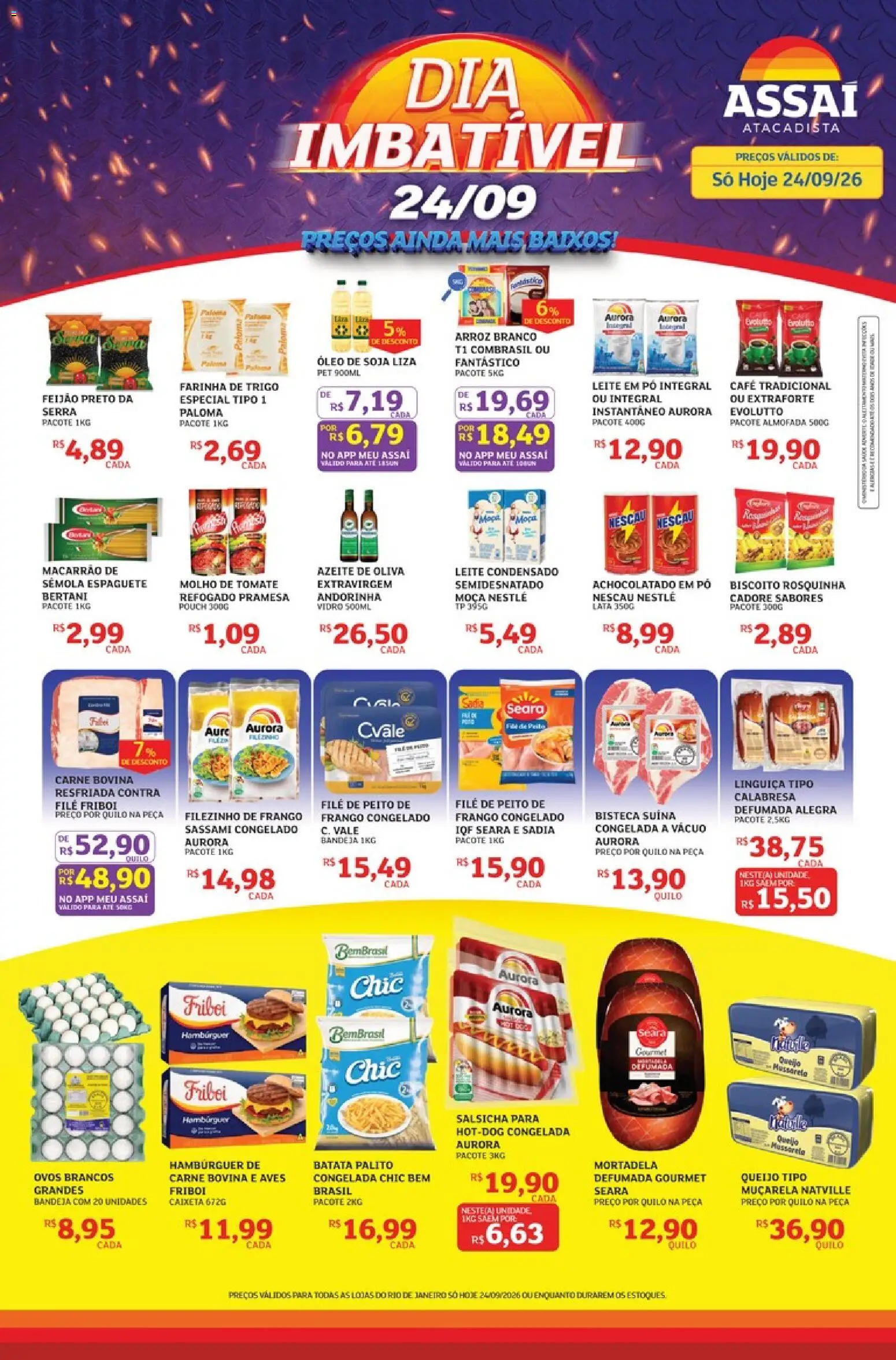 Pré-Visualização do folheto "Assaí Atacadista ofertas - RJ" da loja Assaí Atacadista válido a partir de 24/09/2026