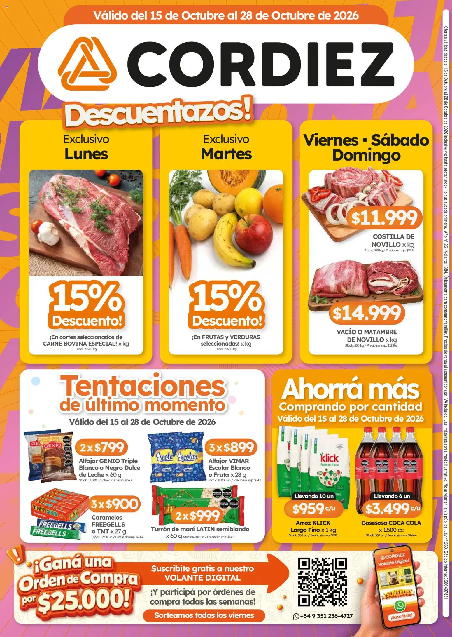 Vista previa del folleto de la tienda Cordiez válido desde el 15/10/2026 