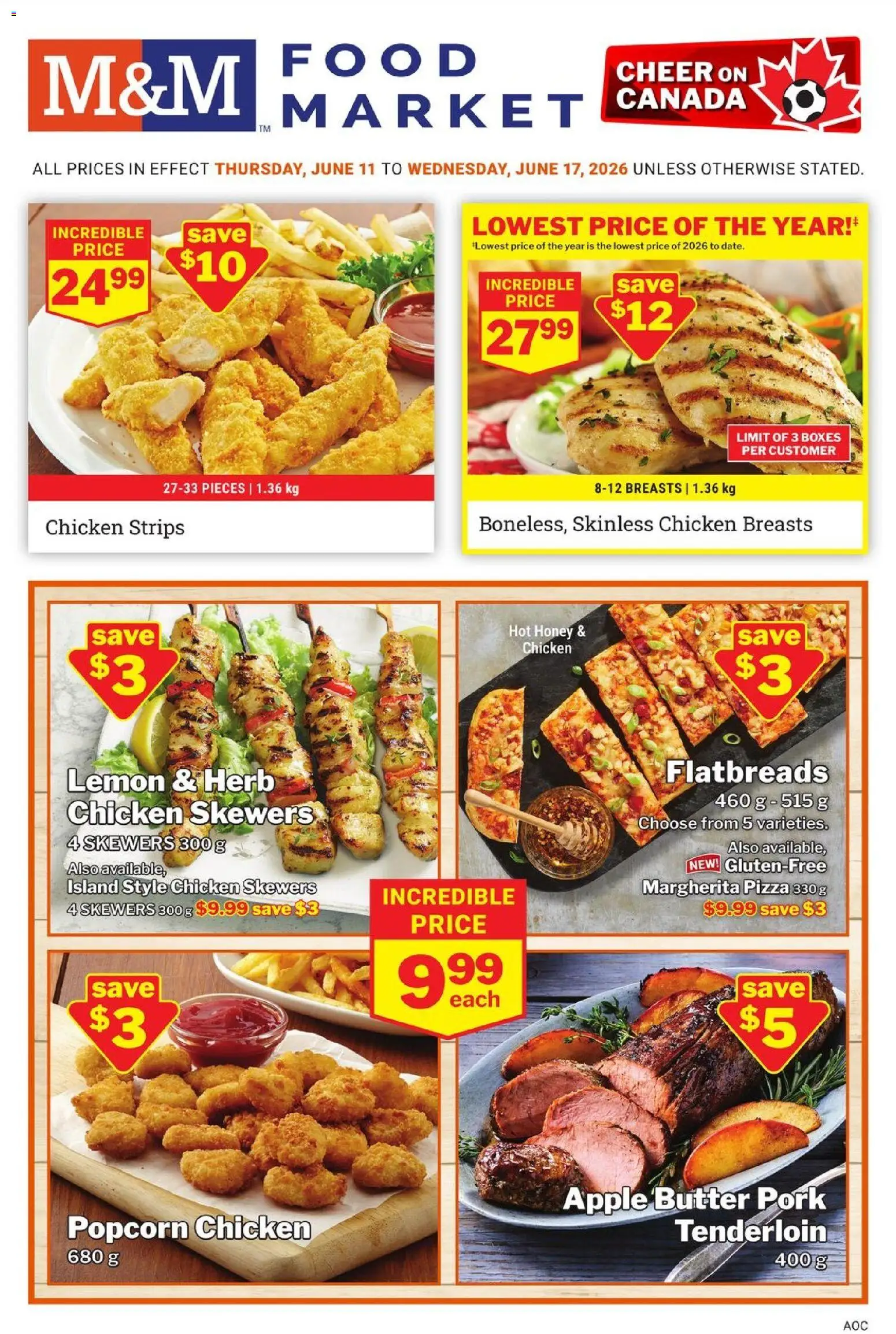 Preview of leaflet M&M Food Market weekly flyer / circulaire from shop M&M Food Market is valid from Jun 11, 2026