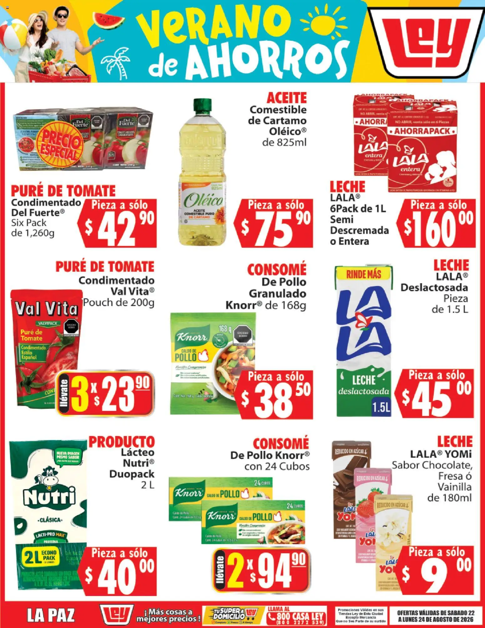 Vista previa las ofertas de la tienda Casa Ley - Casa Ley folleto Verano de ahorros desde el 22/08/2026 