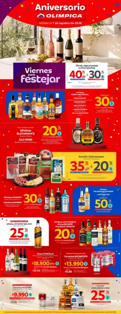  Vista previa del prospecto Olímpica catálogo viernes para festejar del almacen Olímpica válida del 07/08/2026 al 07/08/2026