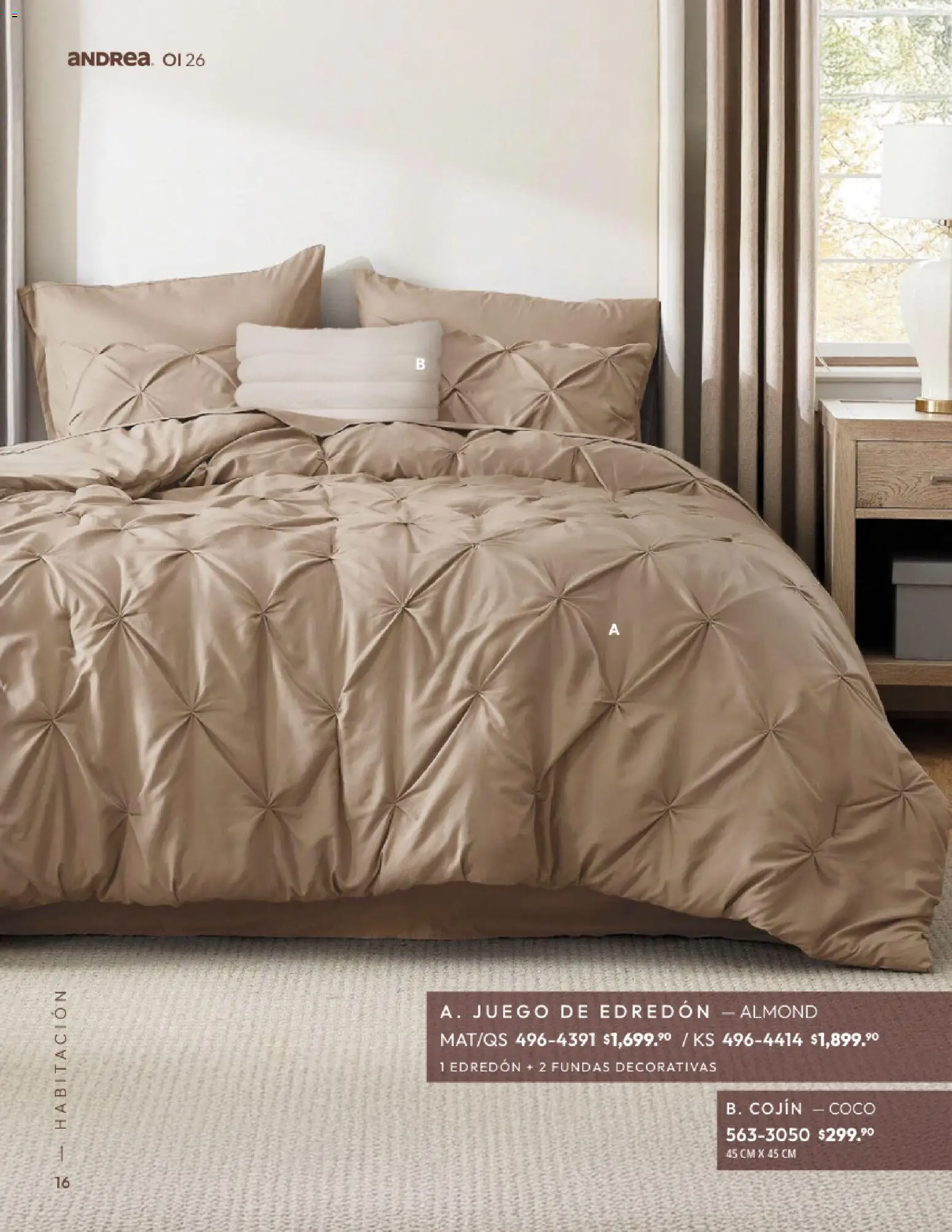 Vista previa las ofertas de la tienda Andrea - Andrea catálogo Home desde el 01/09/2026 