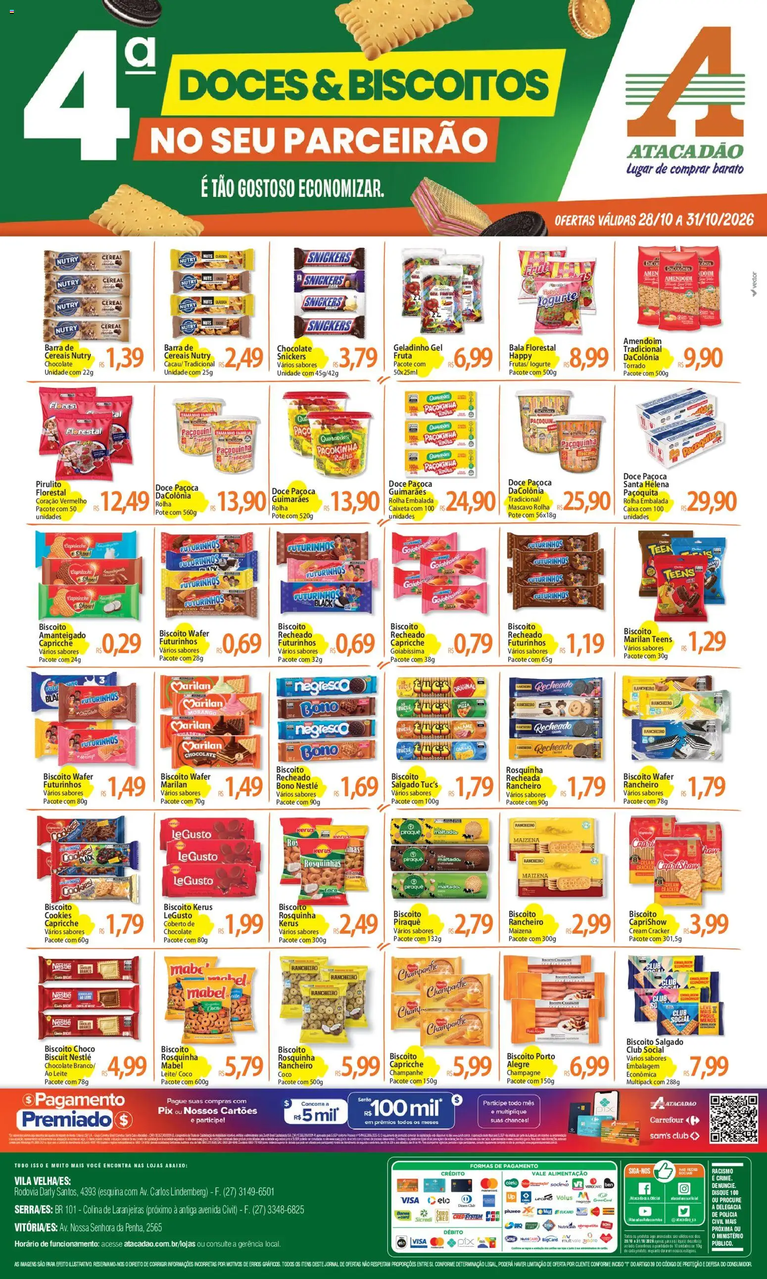 Pré-Visualização do folheto "Atacadão ofertas - ES" da loja Atacadão válido a partir de 28/10/2026