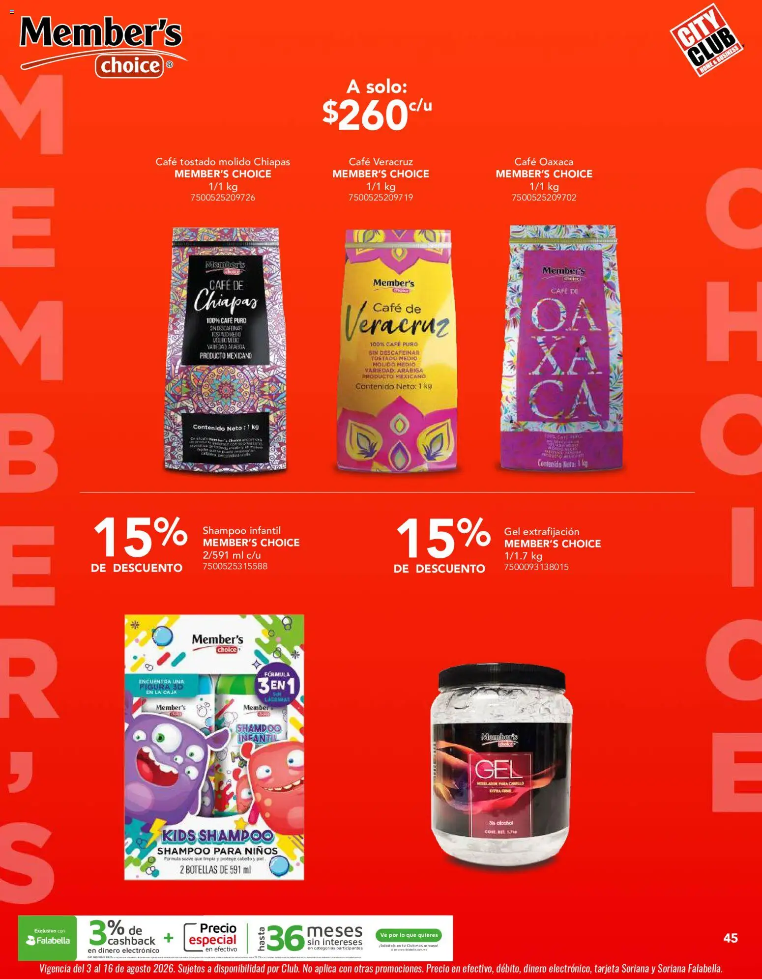 Vista previa las ofertas de la tienda City Club - City Club catálogo desde el 03/08/2026 