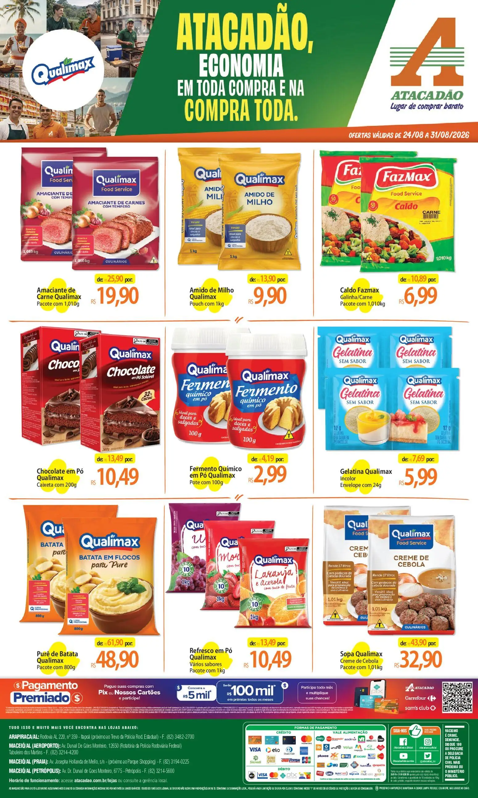 Pré-Visualização do folheto "Atacadão ofertas - AL" da loja Atacadão válido a partir de 24/08/2026