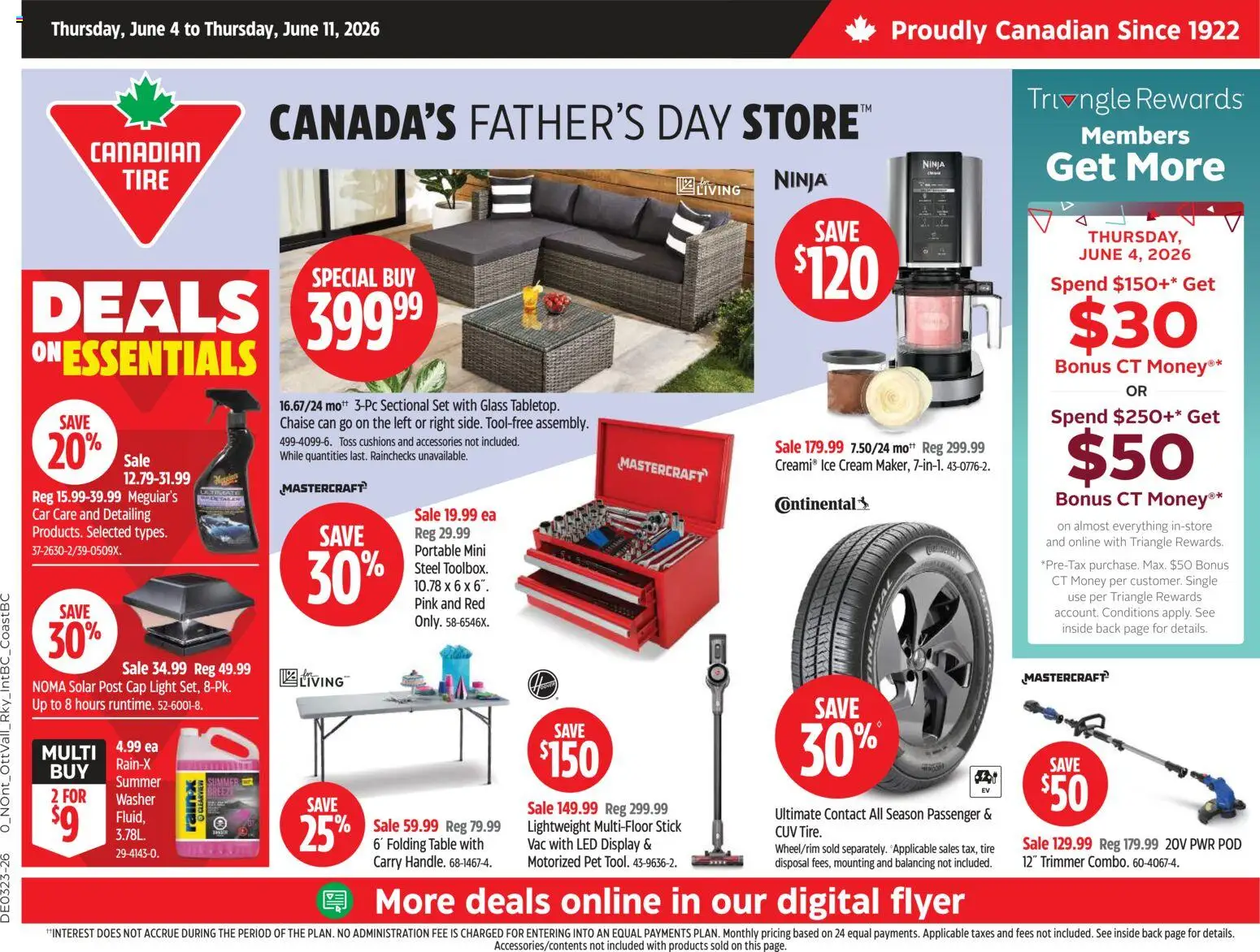 Preview of leaflet Canadian Tire weekly flyer from shop Canadian Tire is valid from Jun 04, 2026