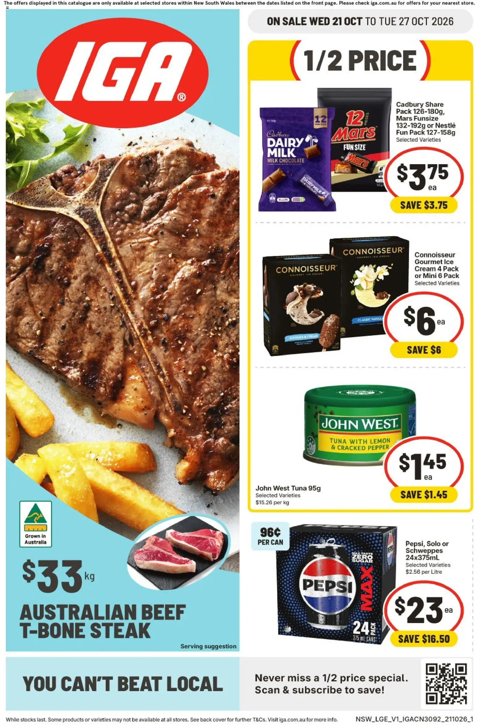 Preview of catalogue IGA catalogue NSW from shop IGA valid 21/10/2026